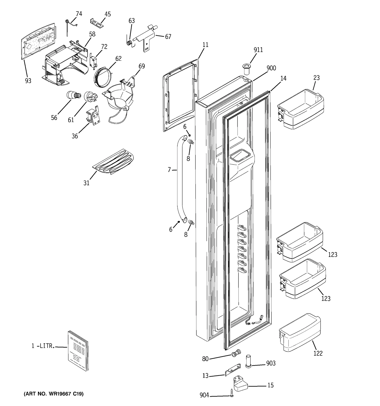 Door Foam Assembly