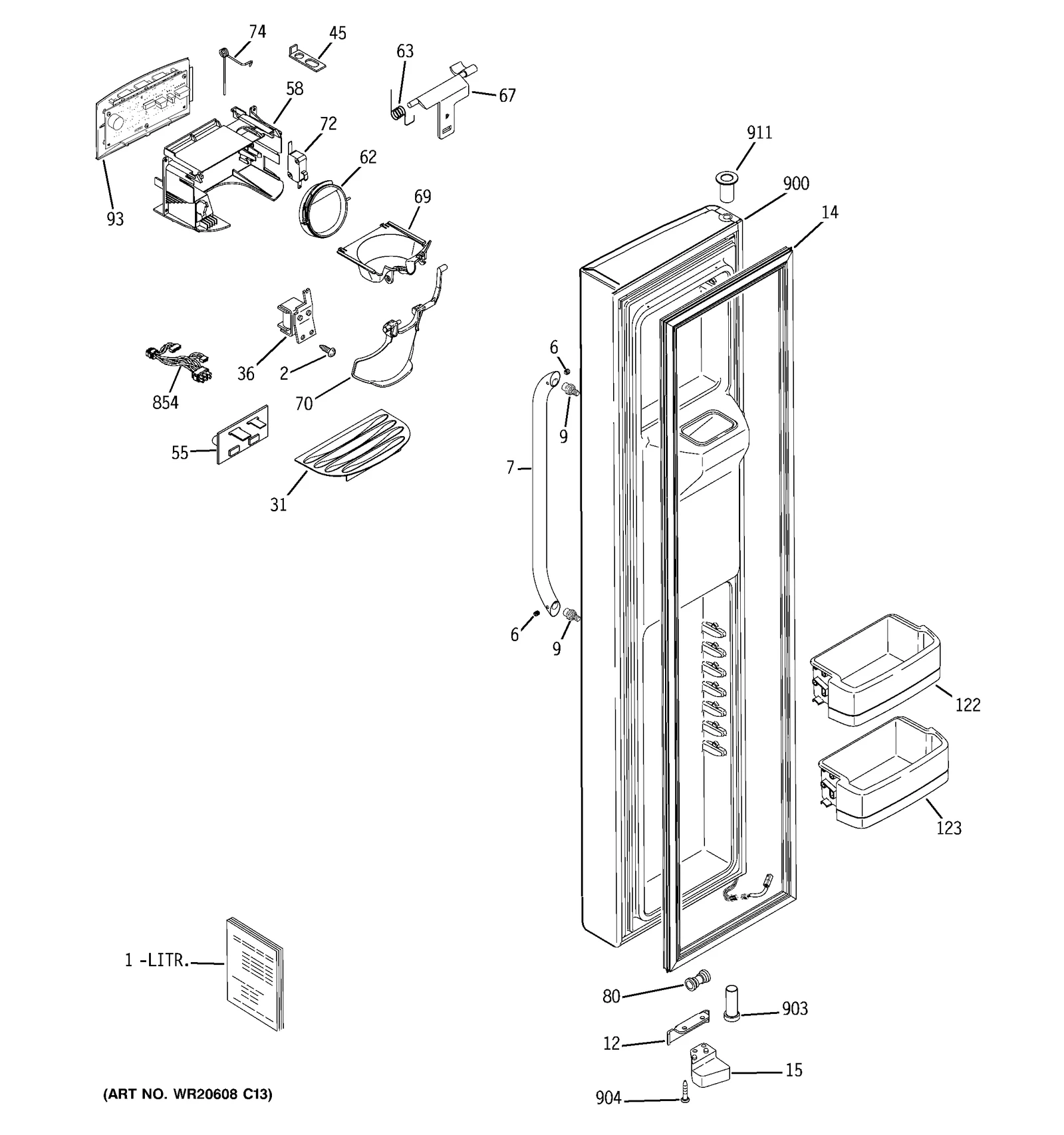 Door Foam Assembly