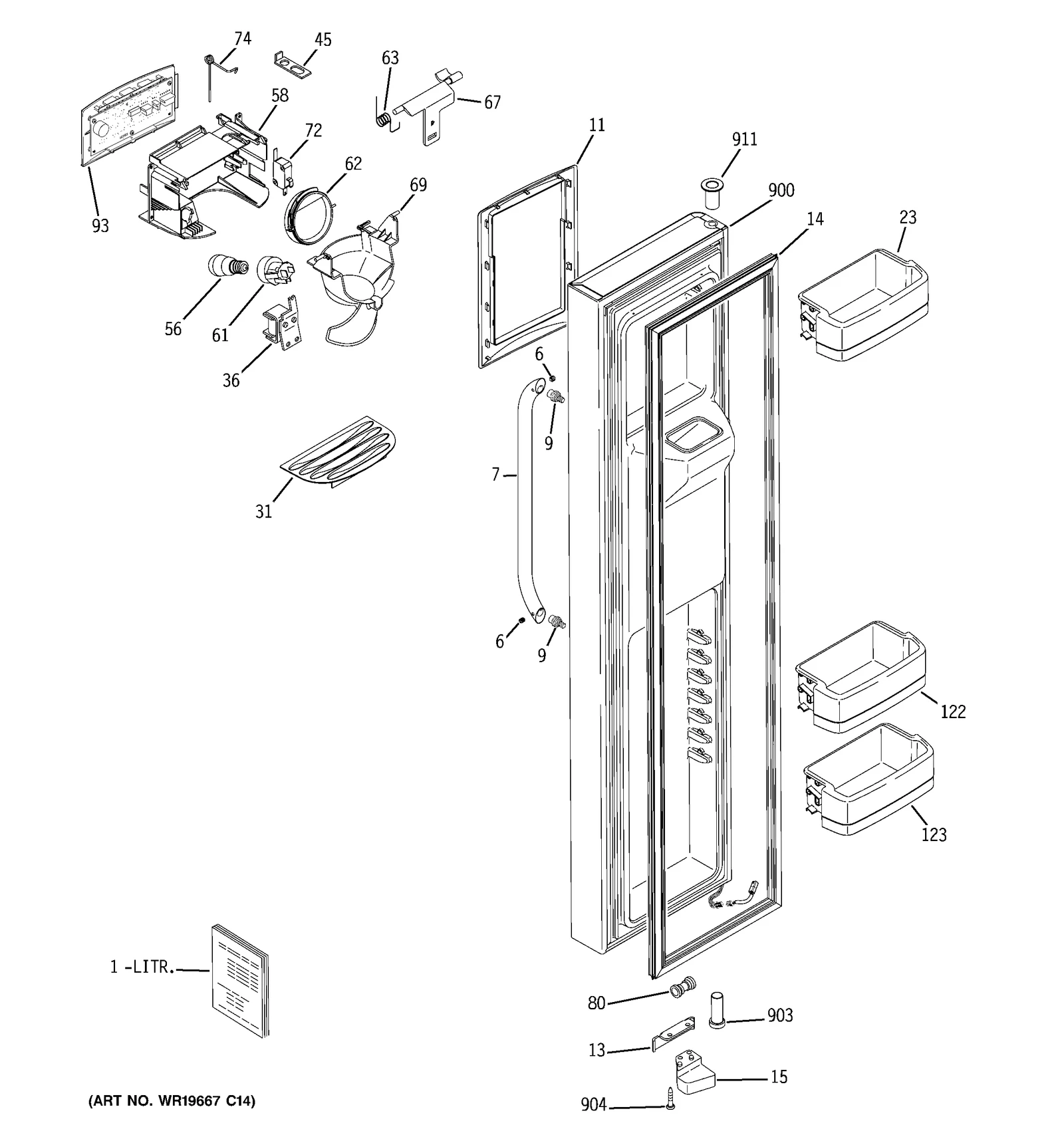 Door Foam Assembly