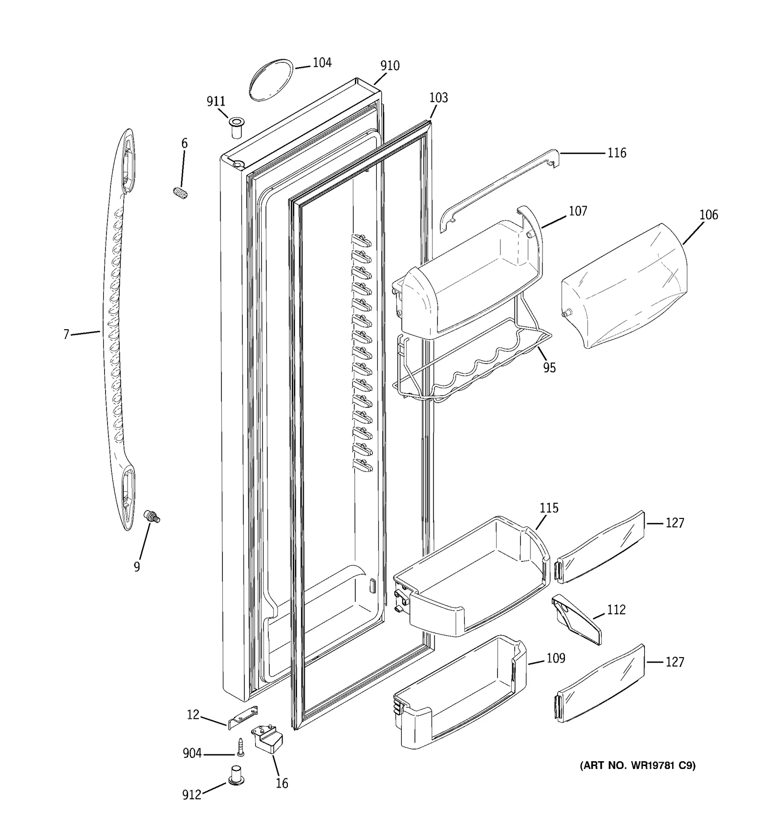 Door Foam Assembly Bow