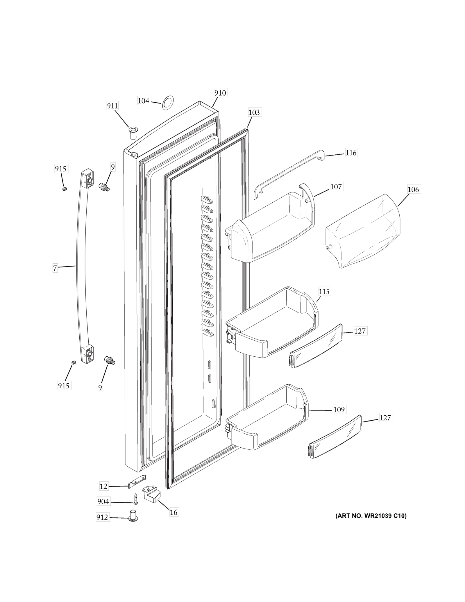Stainless Steel Foam Door