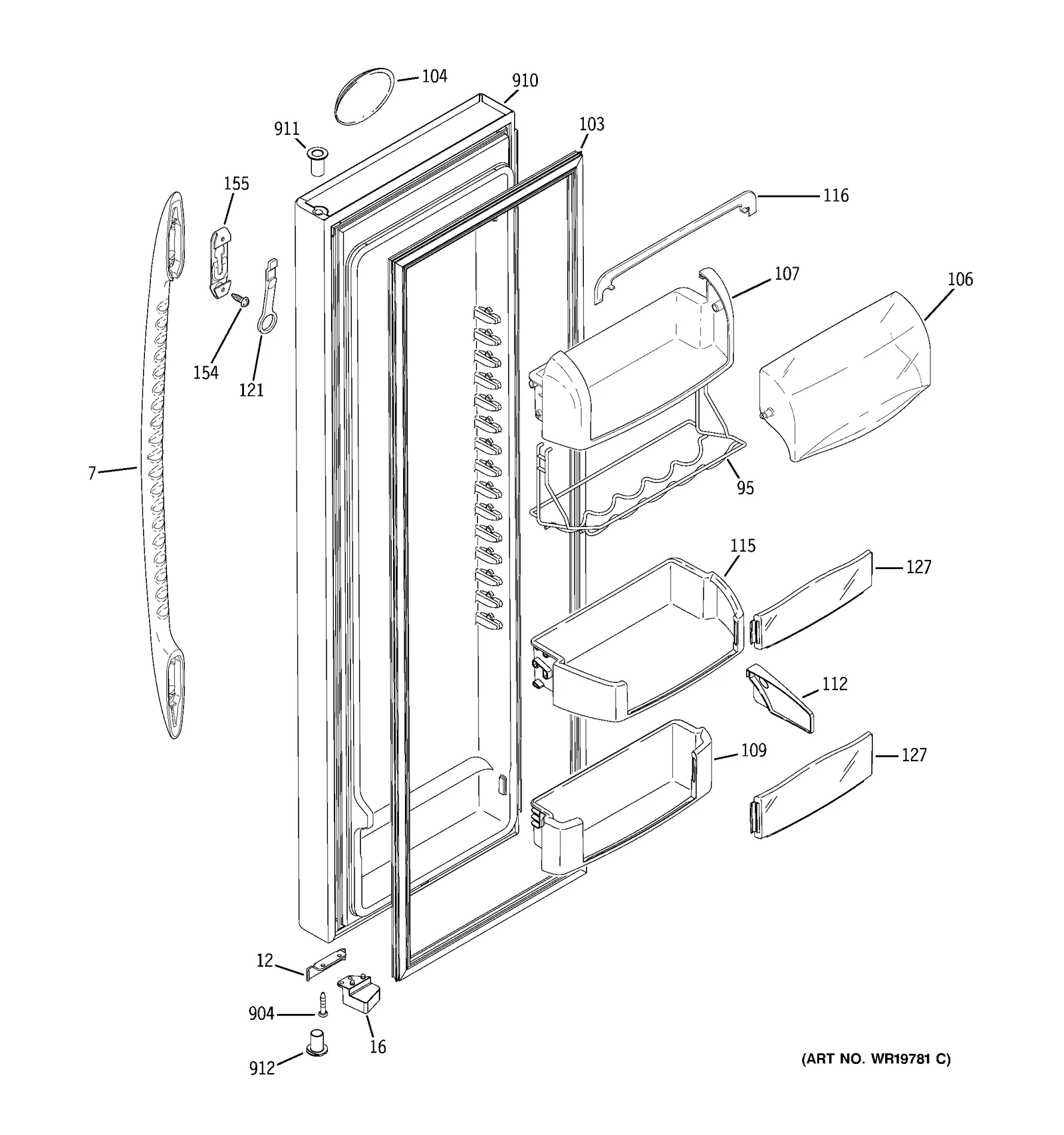 Door Assembly Kit Black