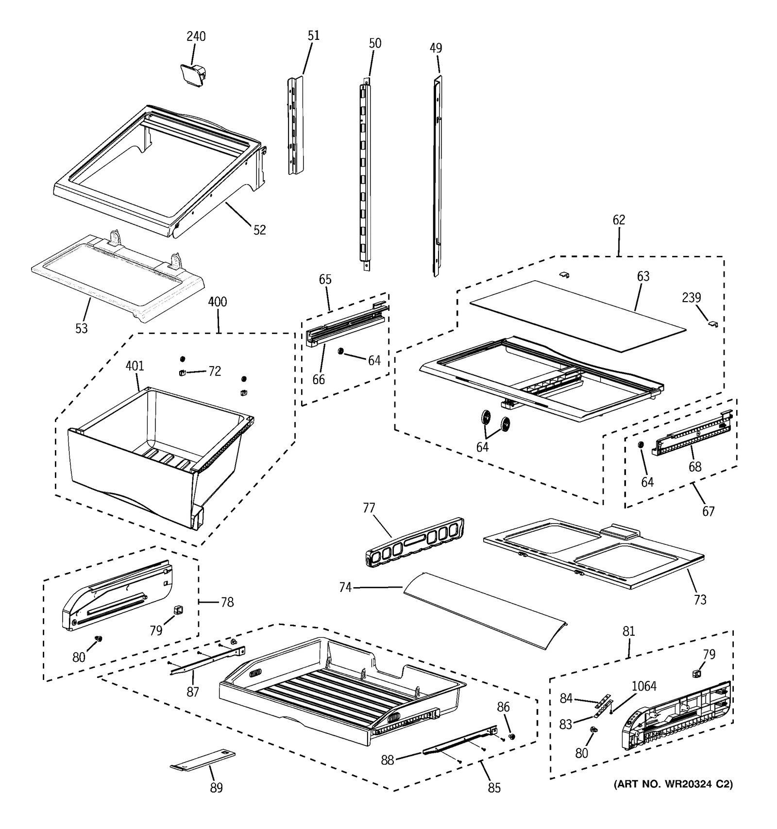 Foldable Shelf Assembly