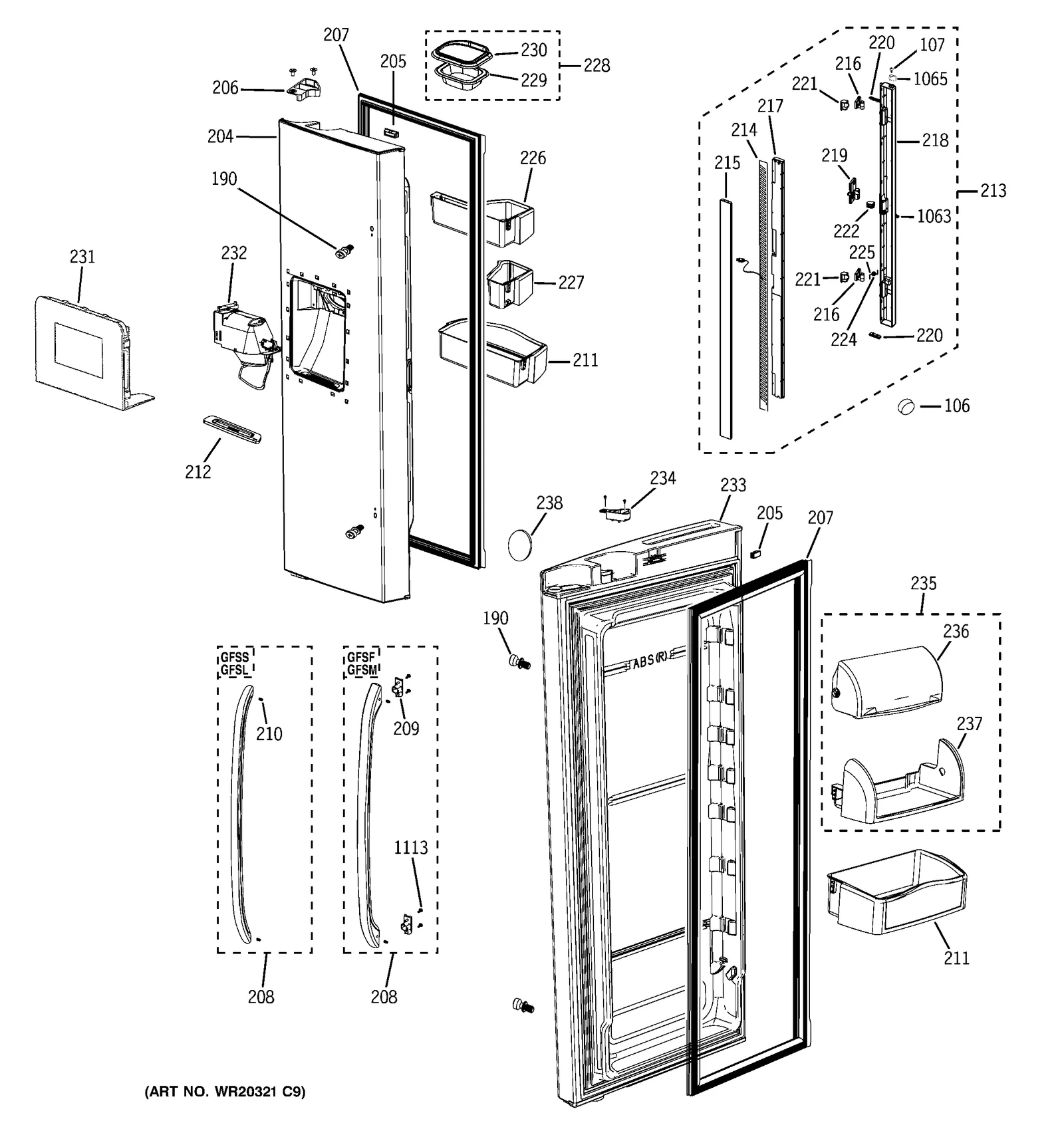Door Foam Assembly