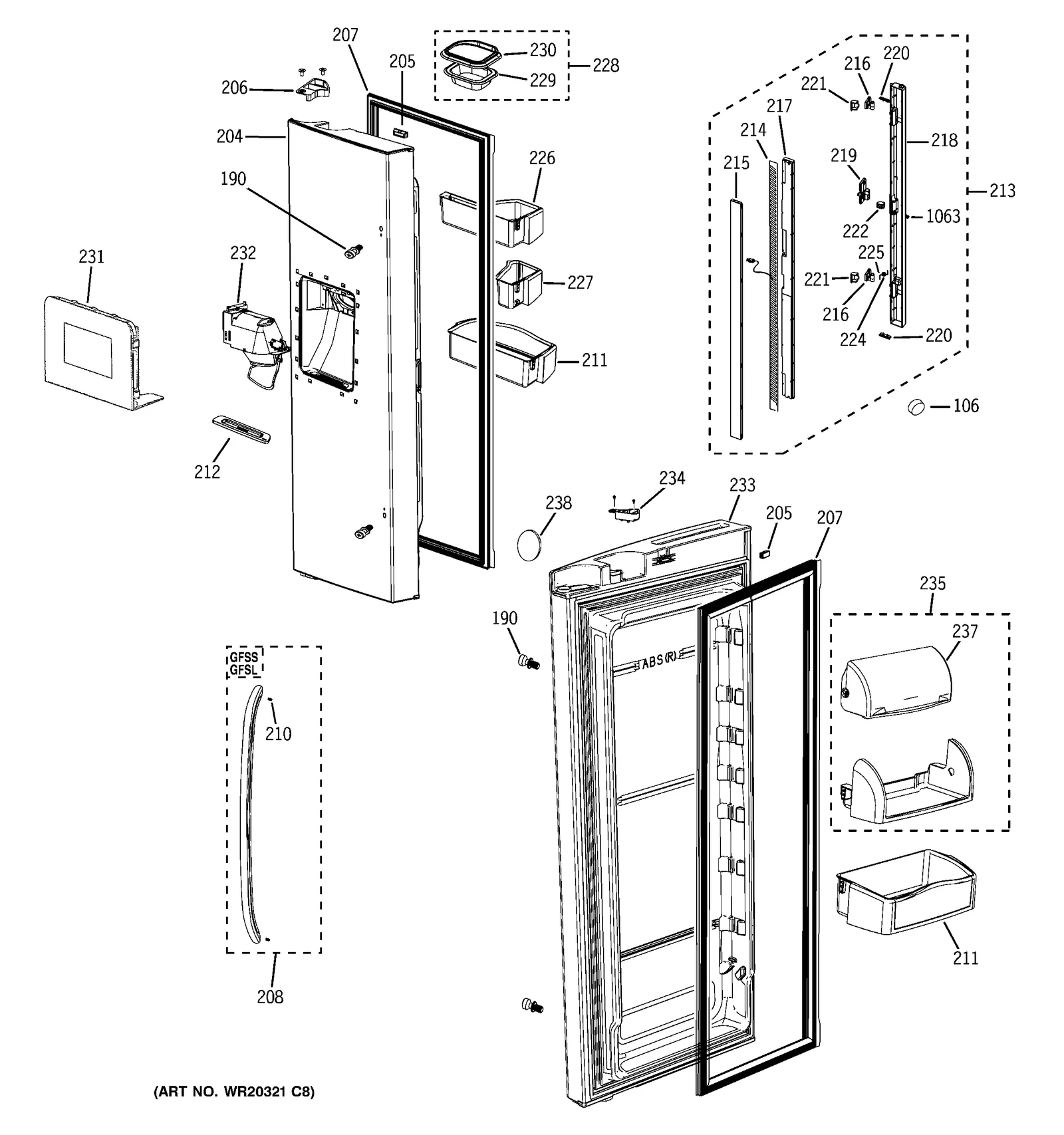 Door Foam Assembly