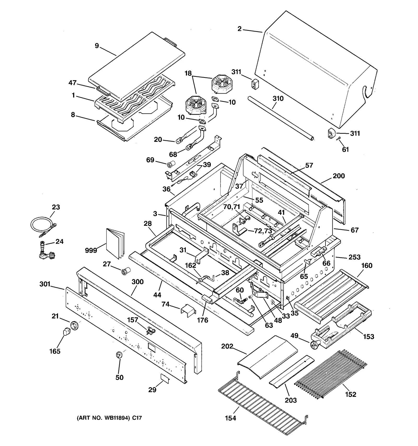 Cooker Tray Support Assembly