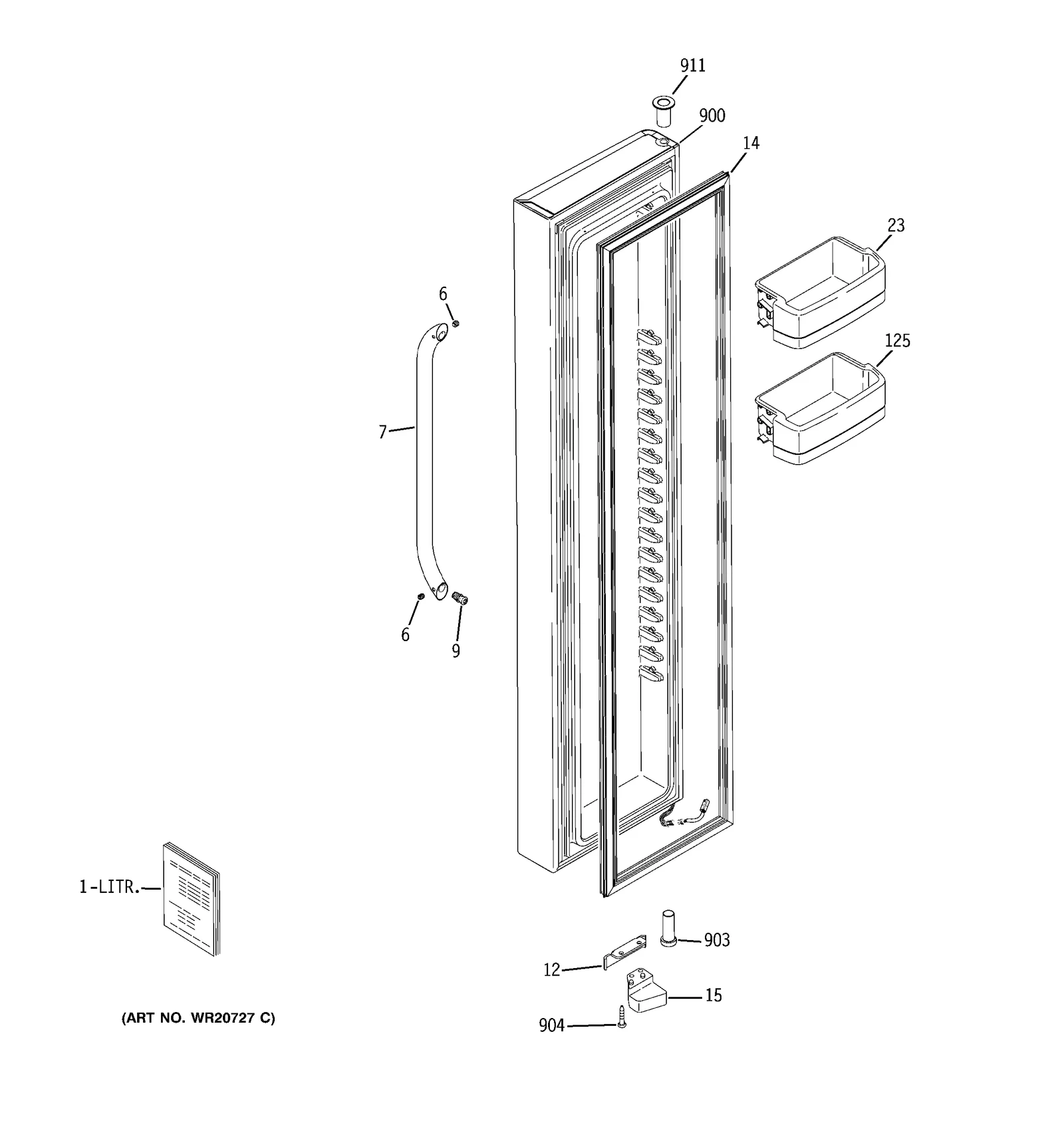 Door Foam Clad Assembly