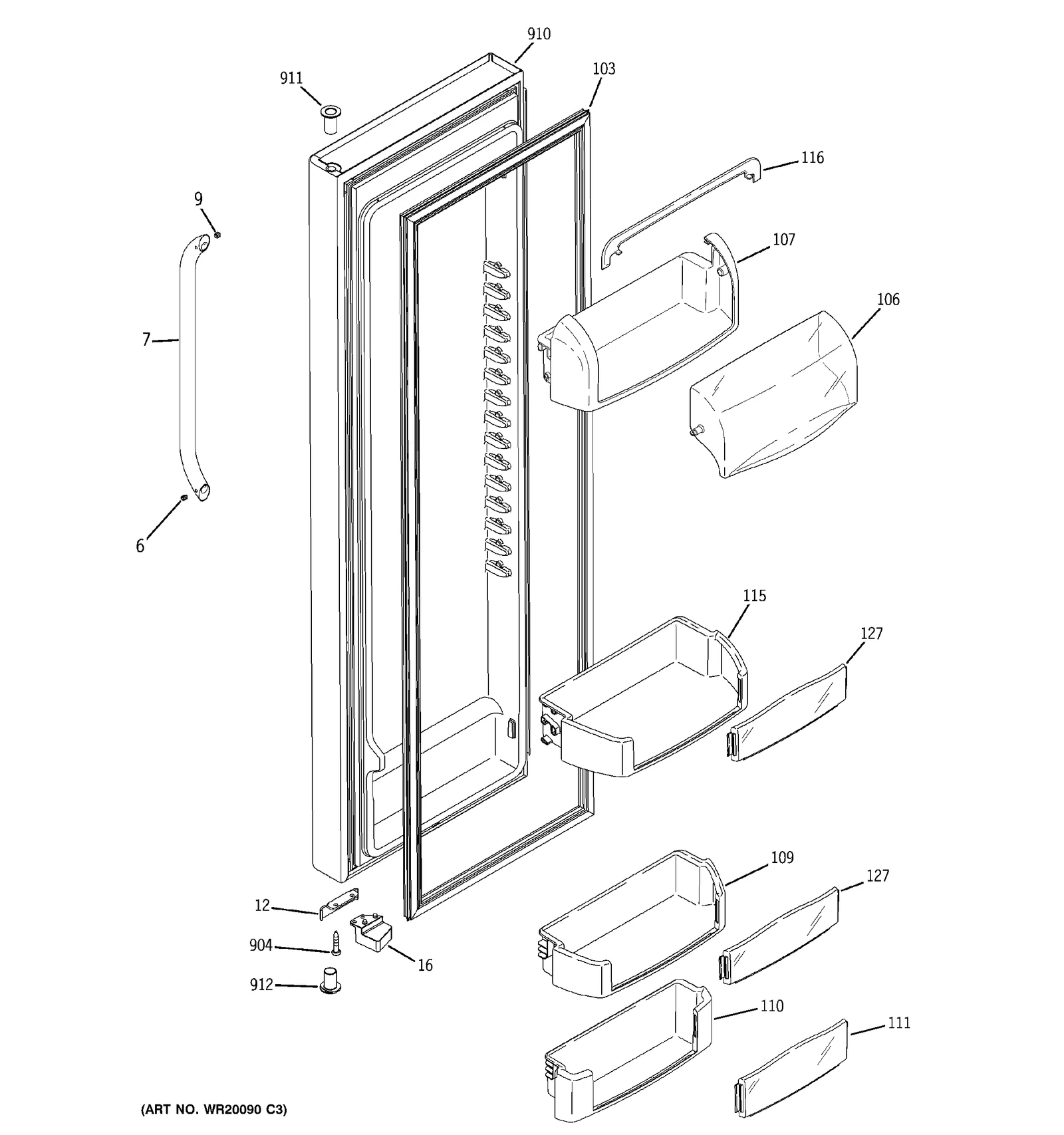 Door Foam Assembly