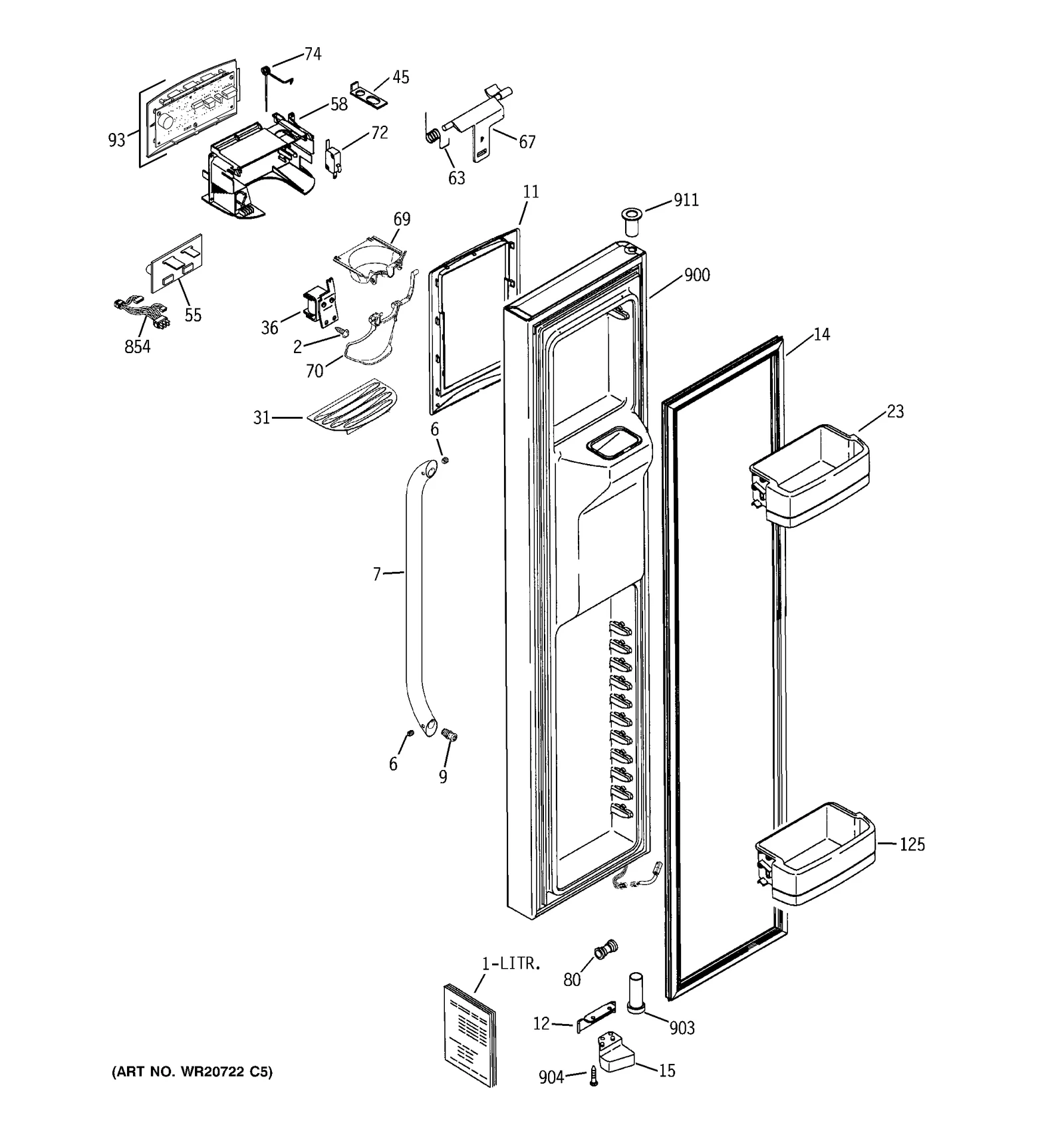 DOOR FOAM Assembly FZ