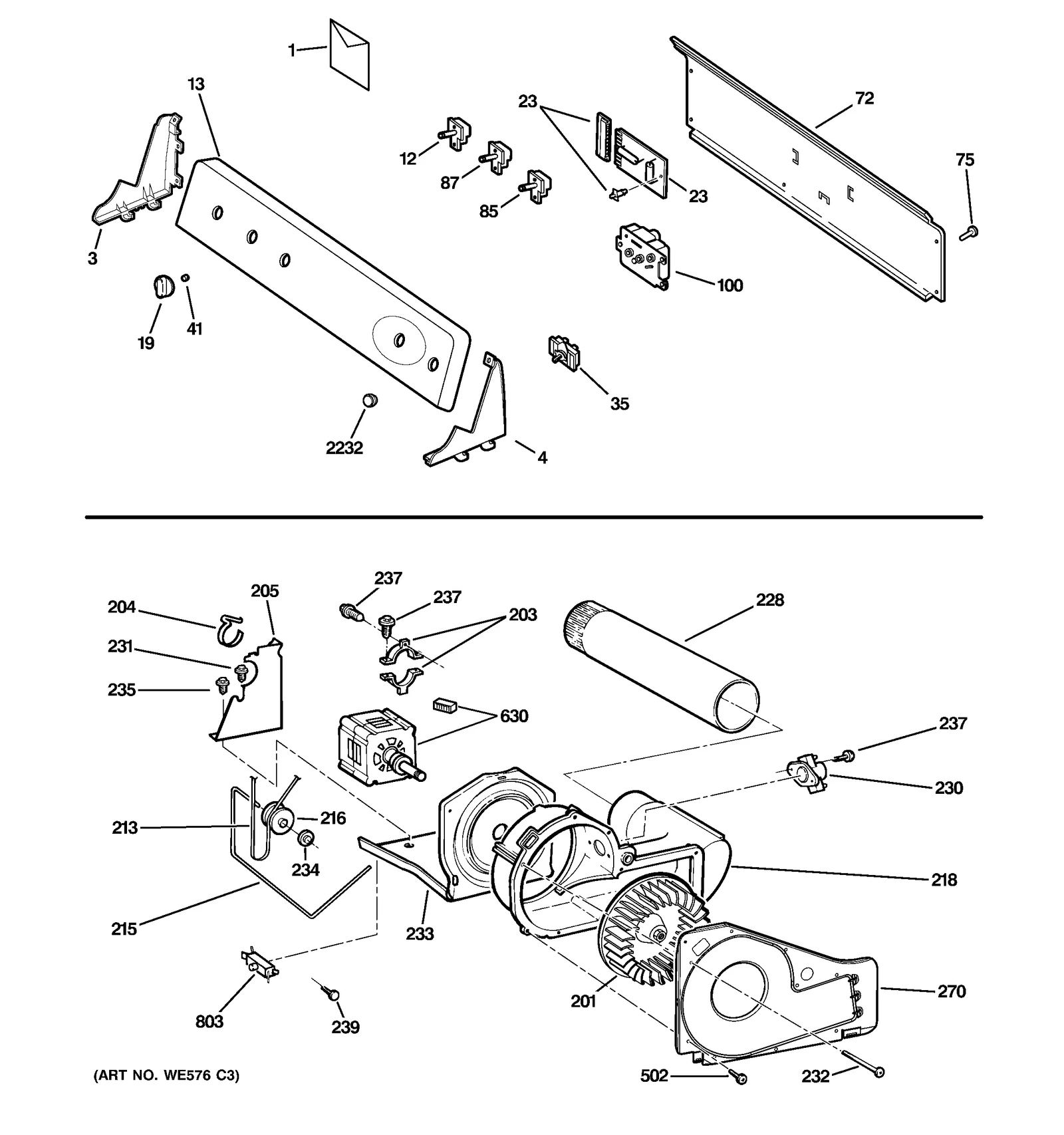 Right Hand Endcap, White