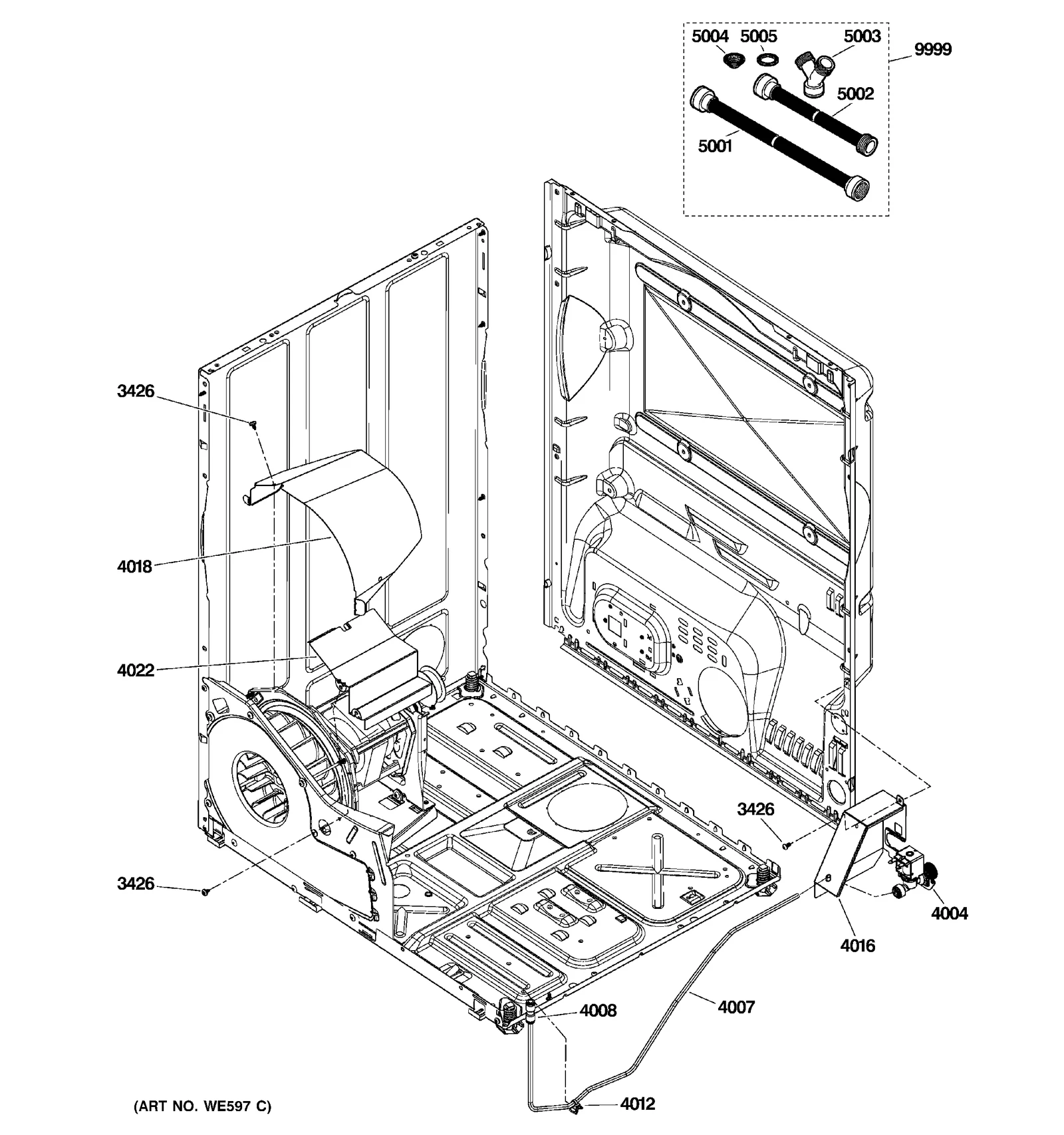 Back Hose Kit Assembly