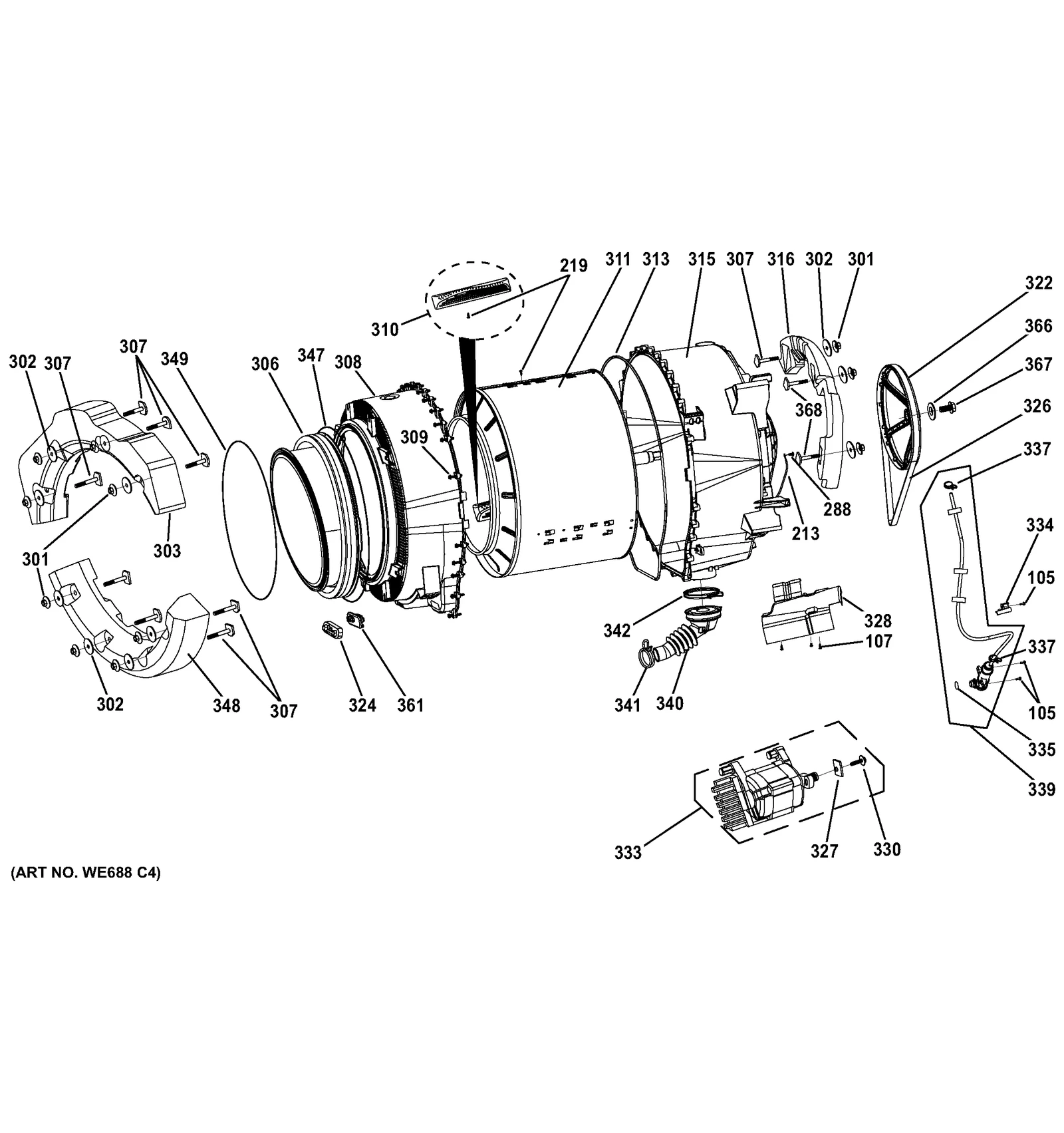 Pressure Hose Support