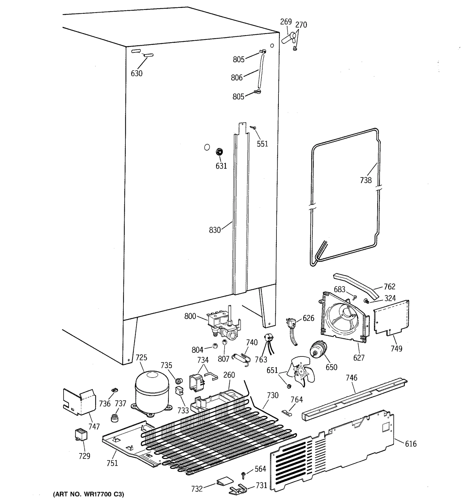 Rear Wiring Case Cover