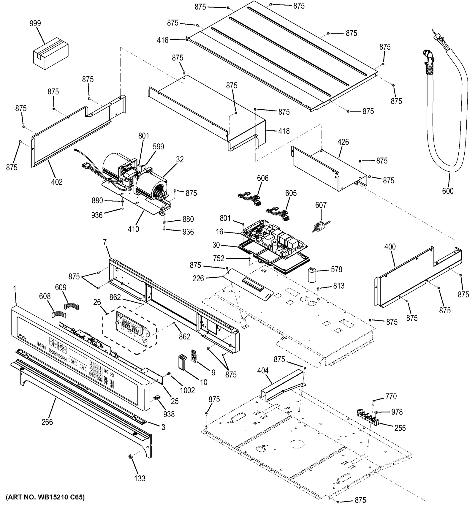 Control Panel Assembly (Stainless Steel)