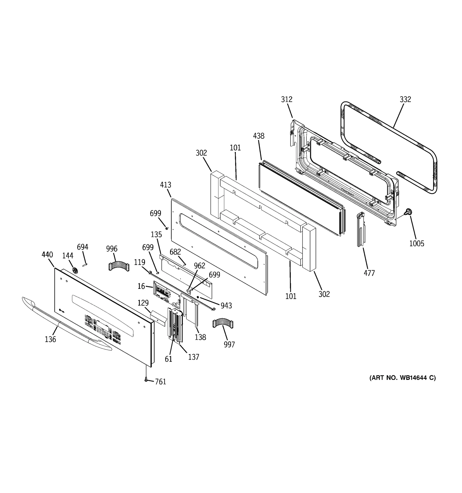 Upper Cavity Wrapper Assembly