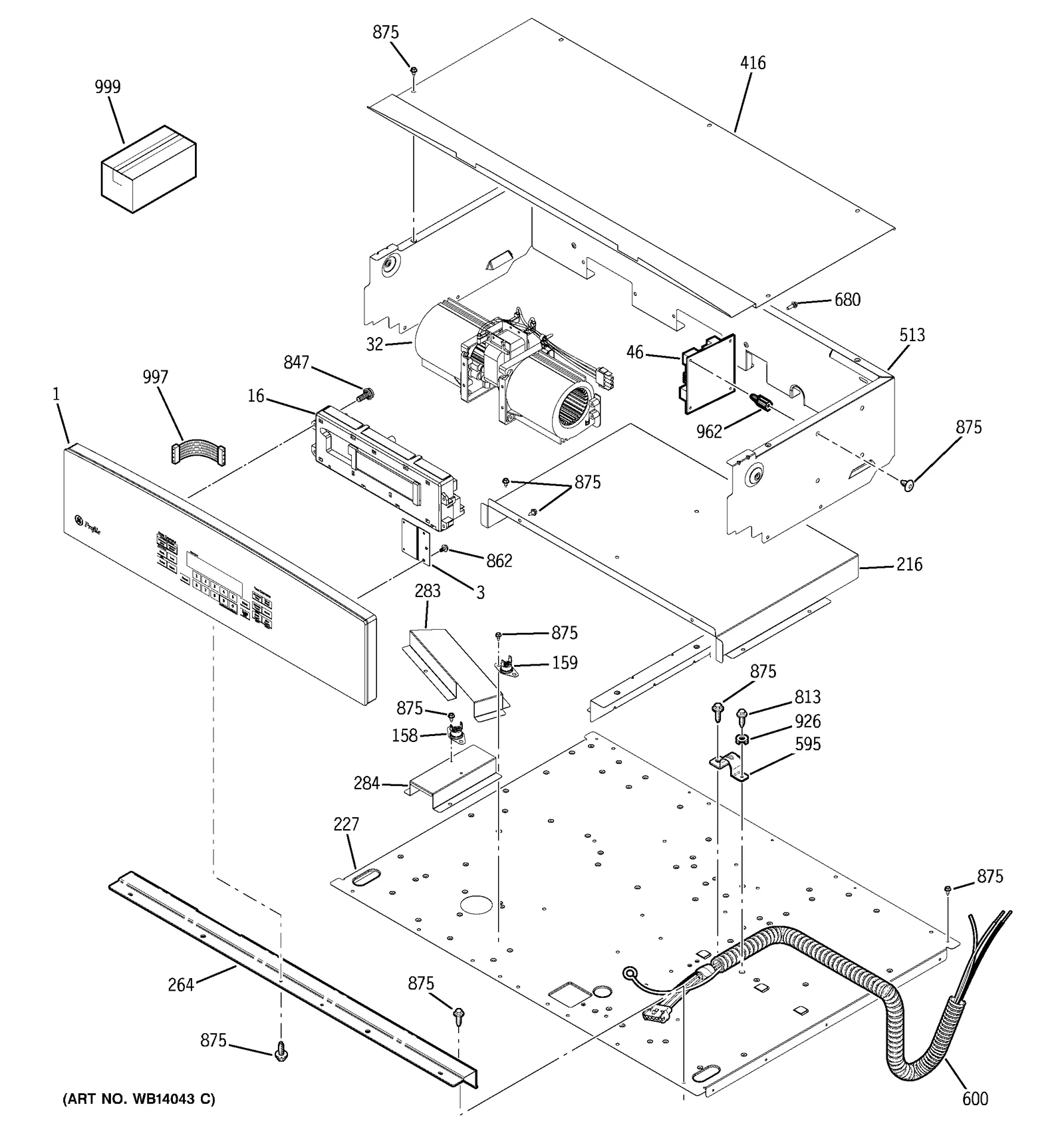 Control Panel Tape Assembly