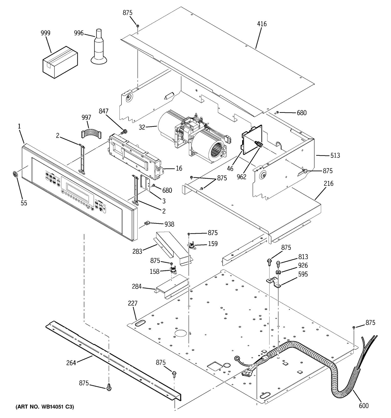 Control Panel Tape Assembly
