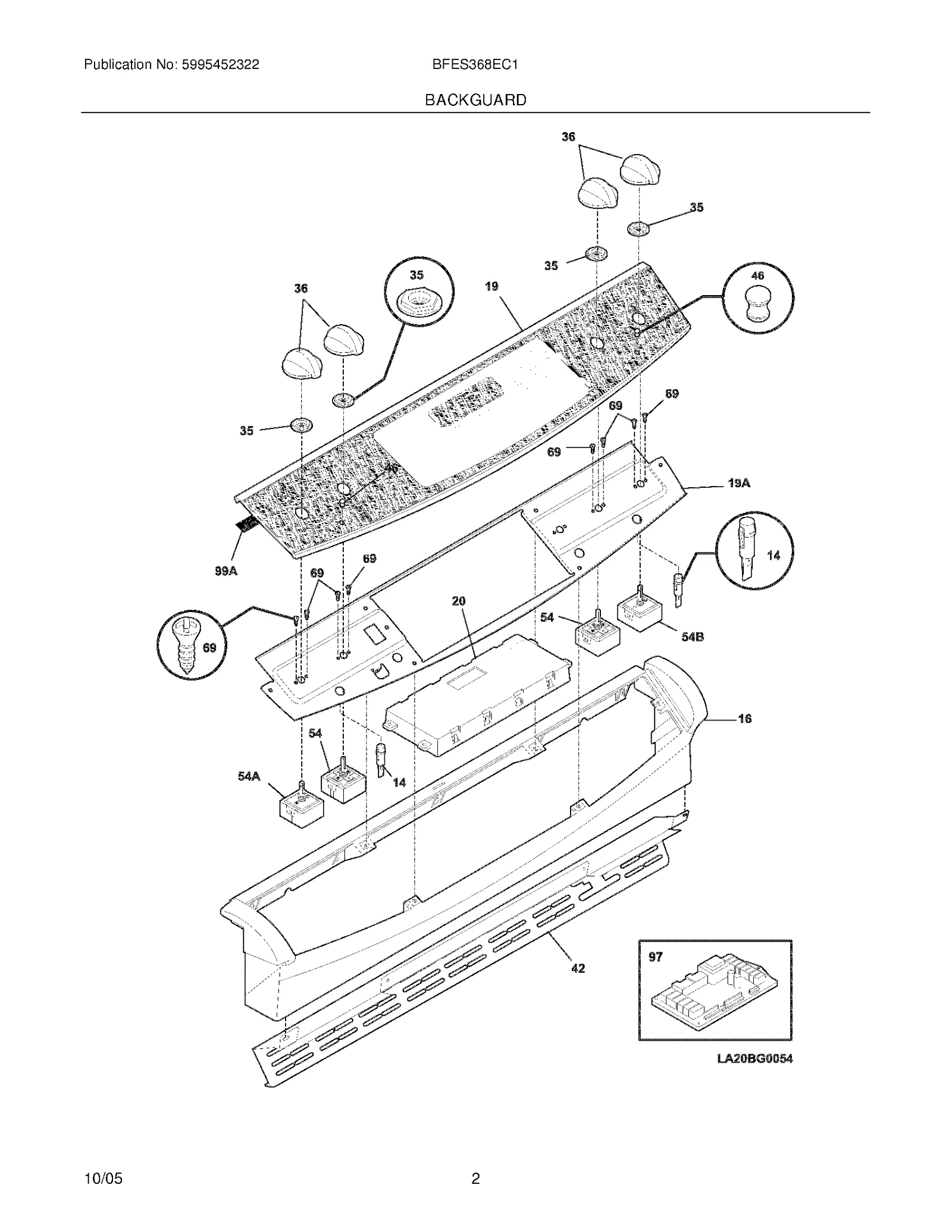 9010 Surface Burner Infinite Switch Kit