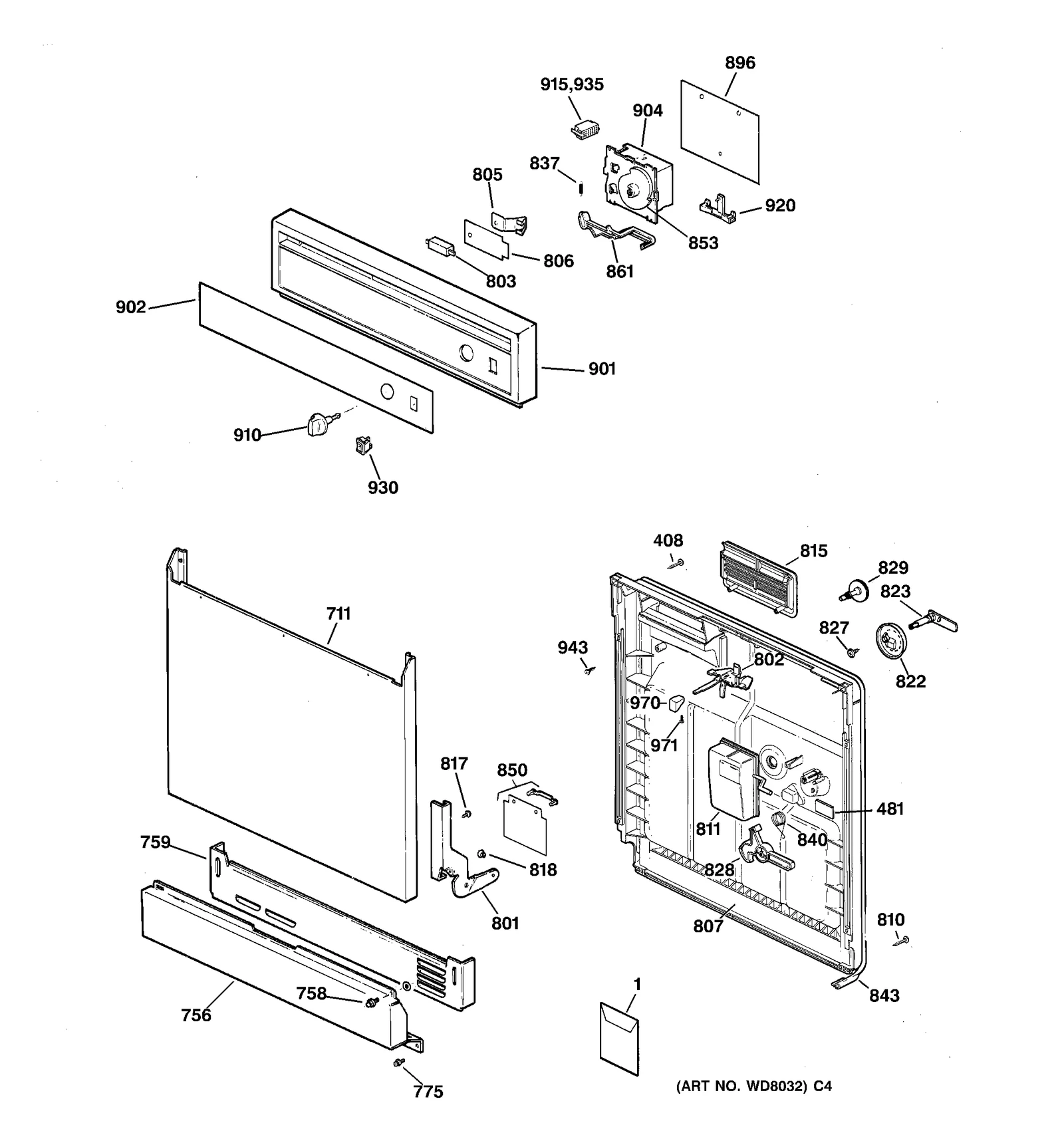 Escutcheon and Insert Assembly