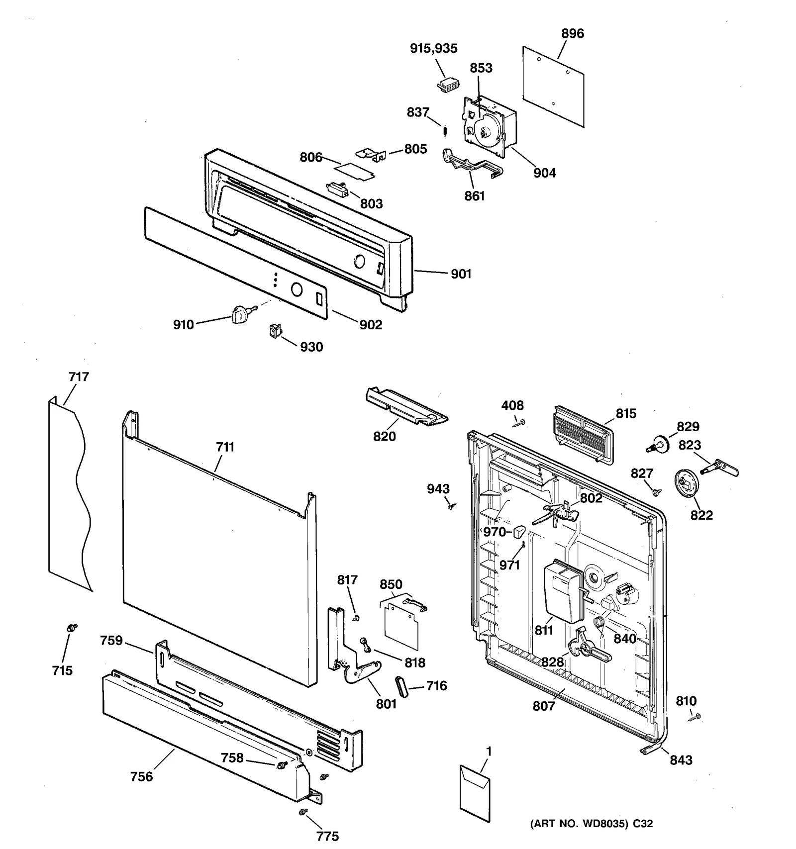 Escutcheon and Insert Assembly
