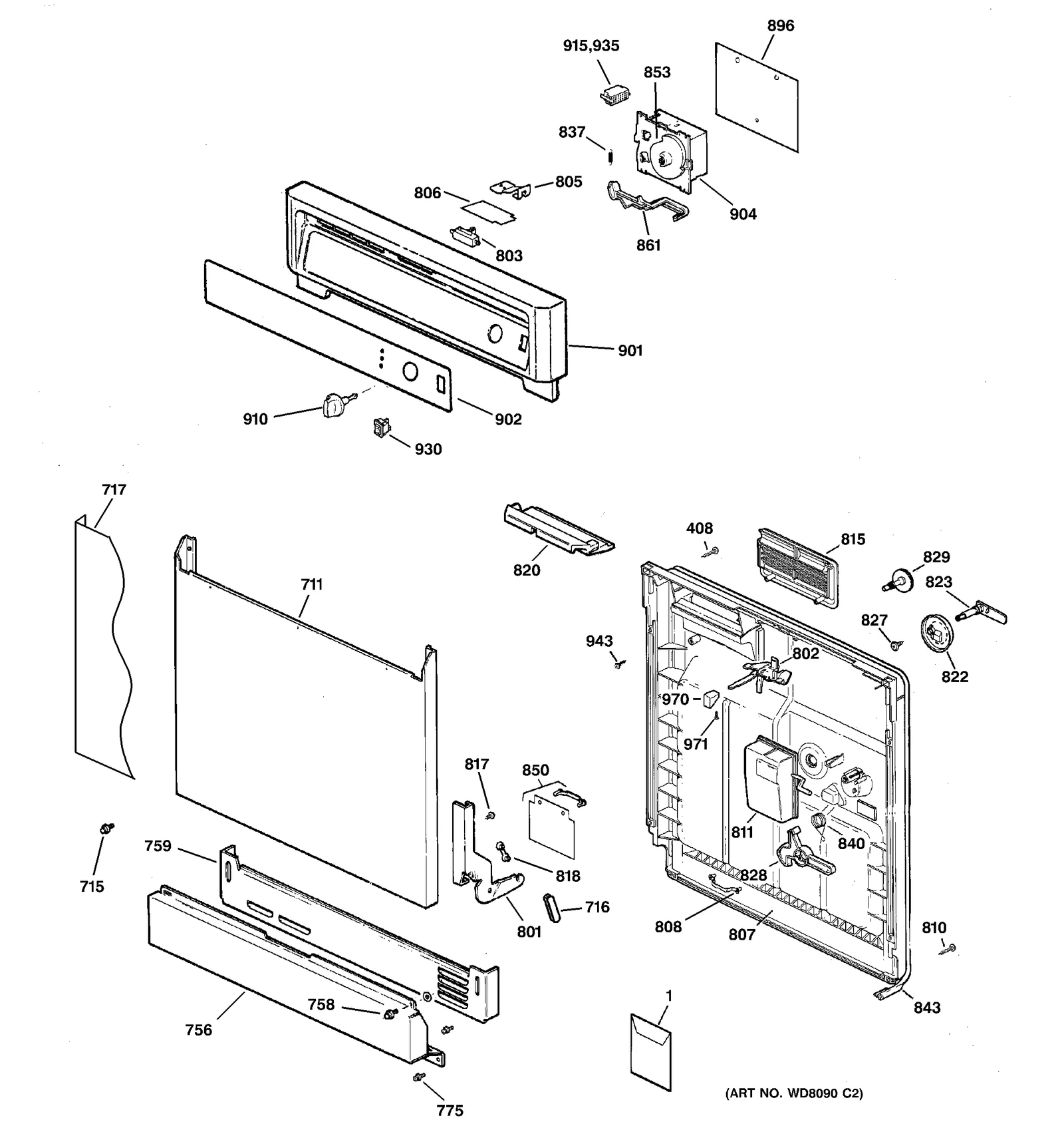 Escutcheon and Insert Assembly
