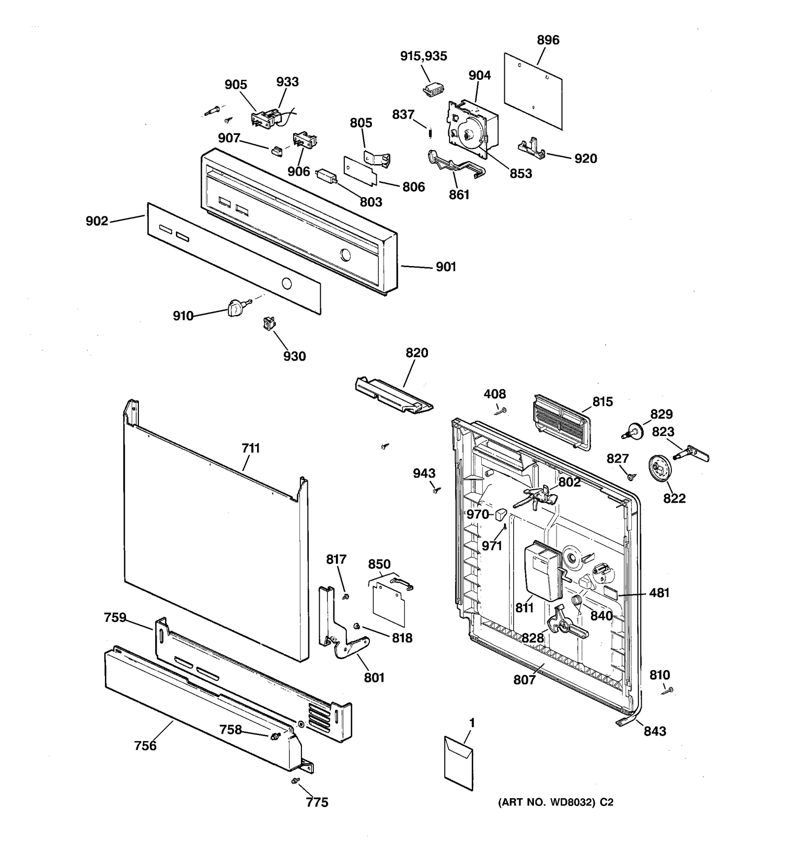 Escutcheon and Insert Assembly