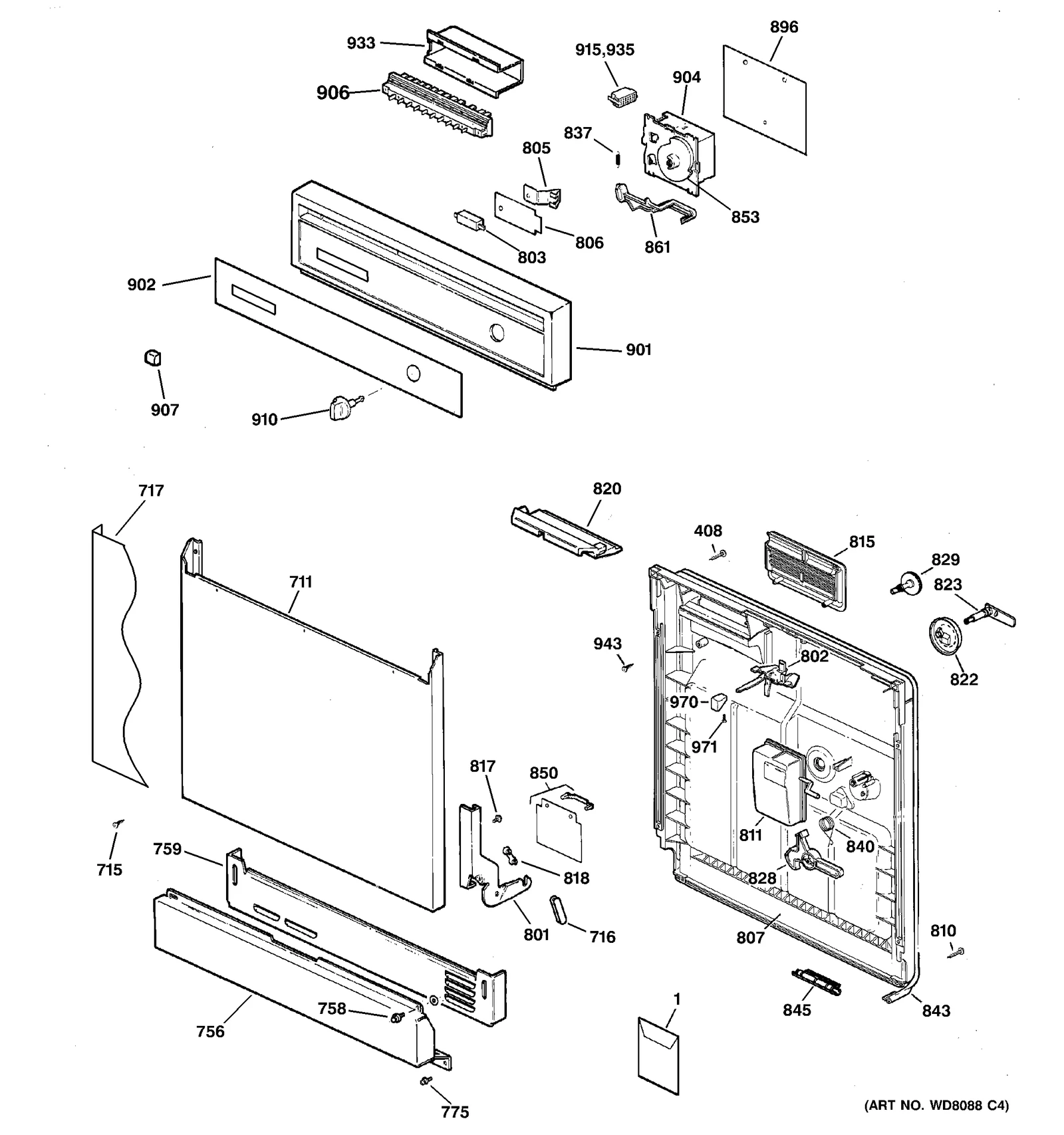 Escutcheon and Insert Assembly