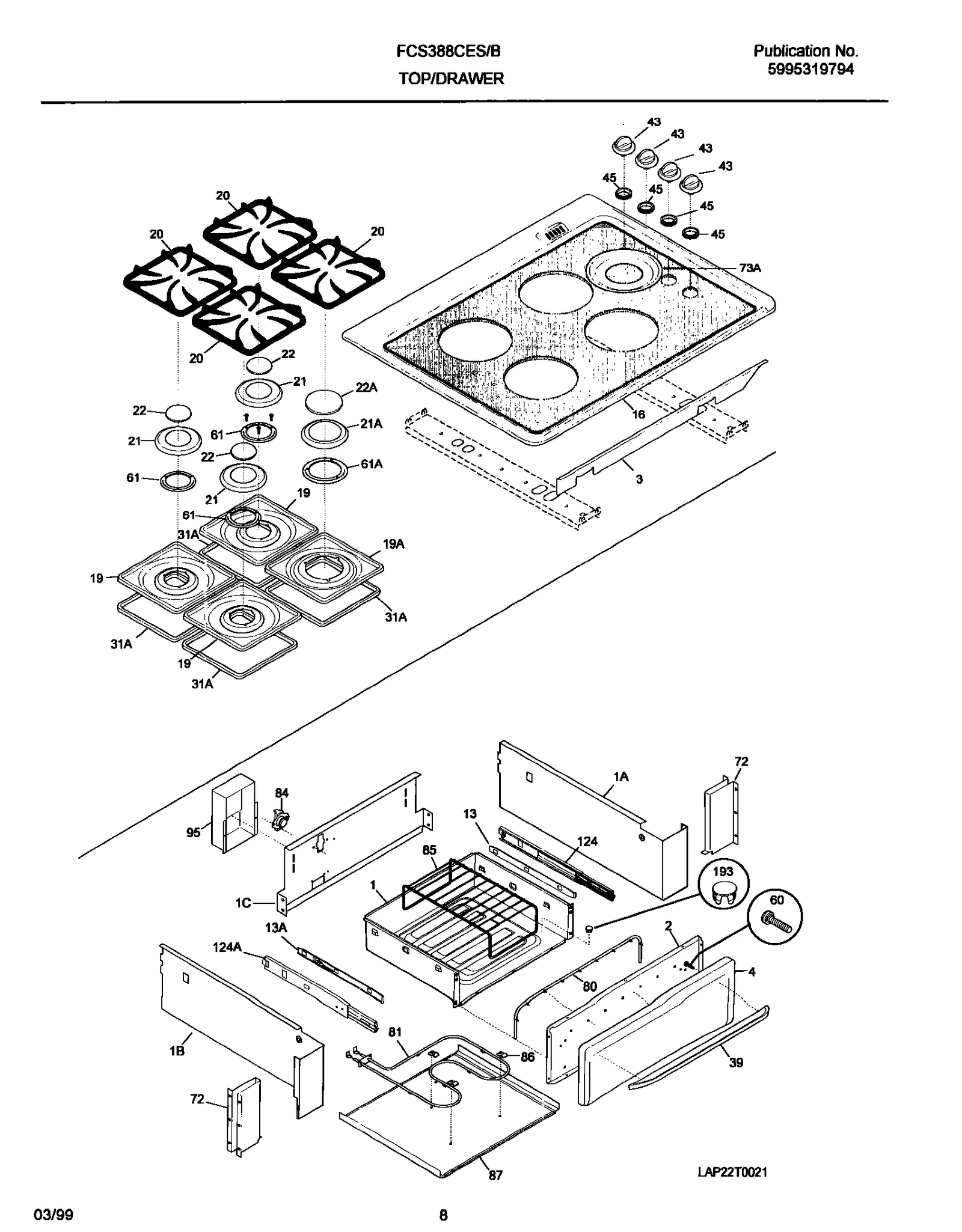 Glass Maintop