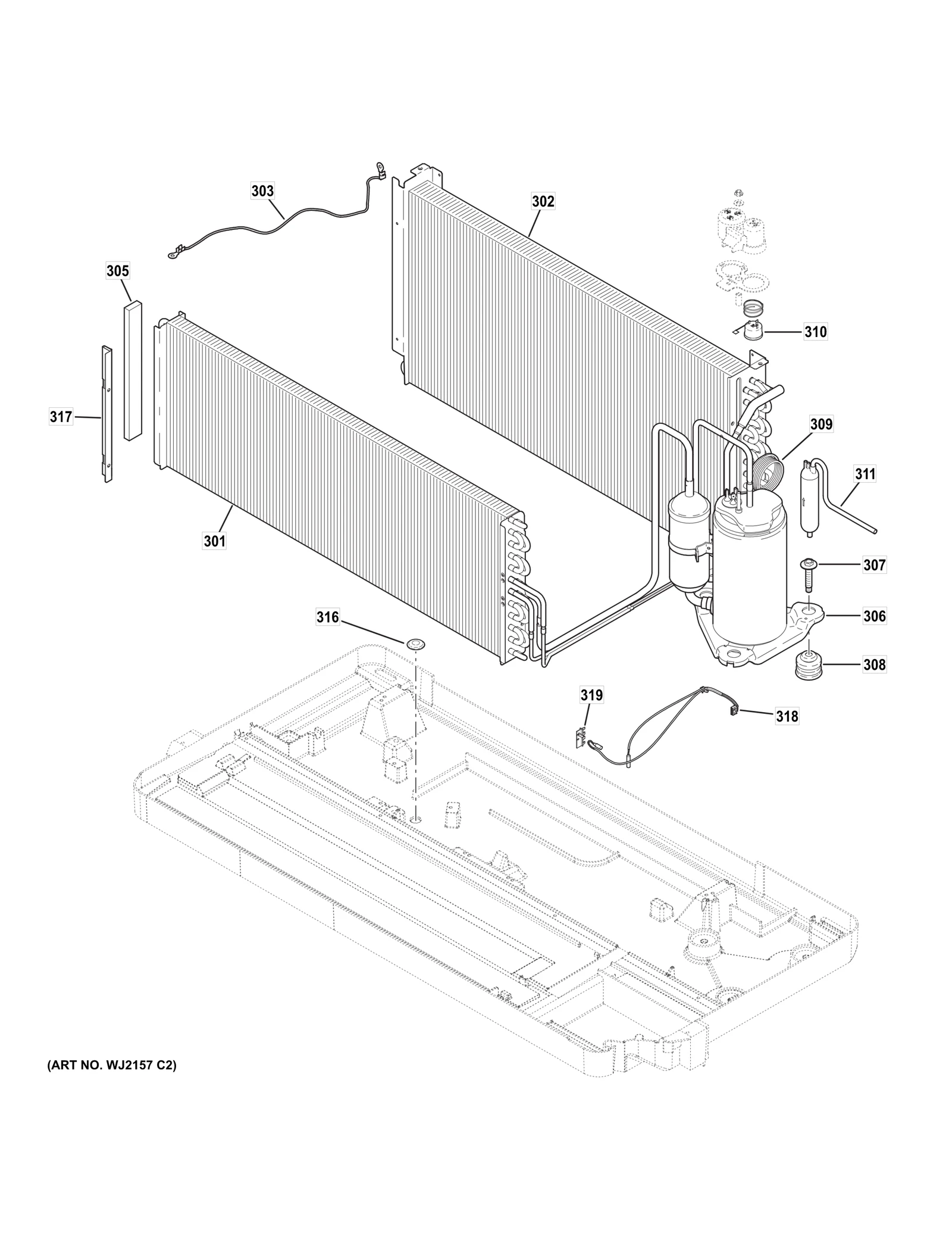 Indoor Coil with Foam Assembly