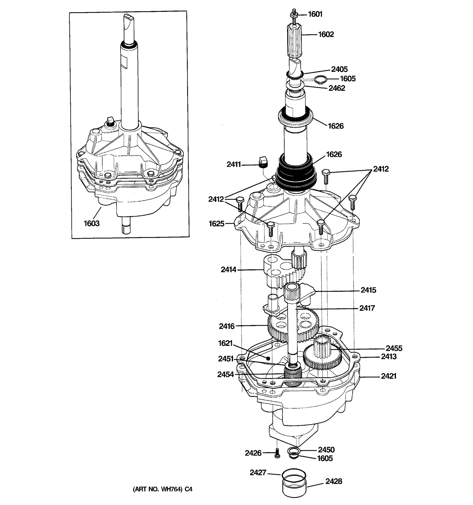 Upper & Shaft Housing Assembly
