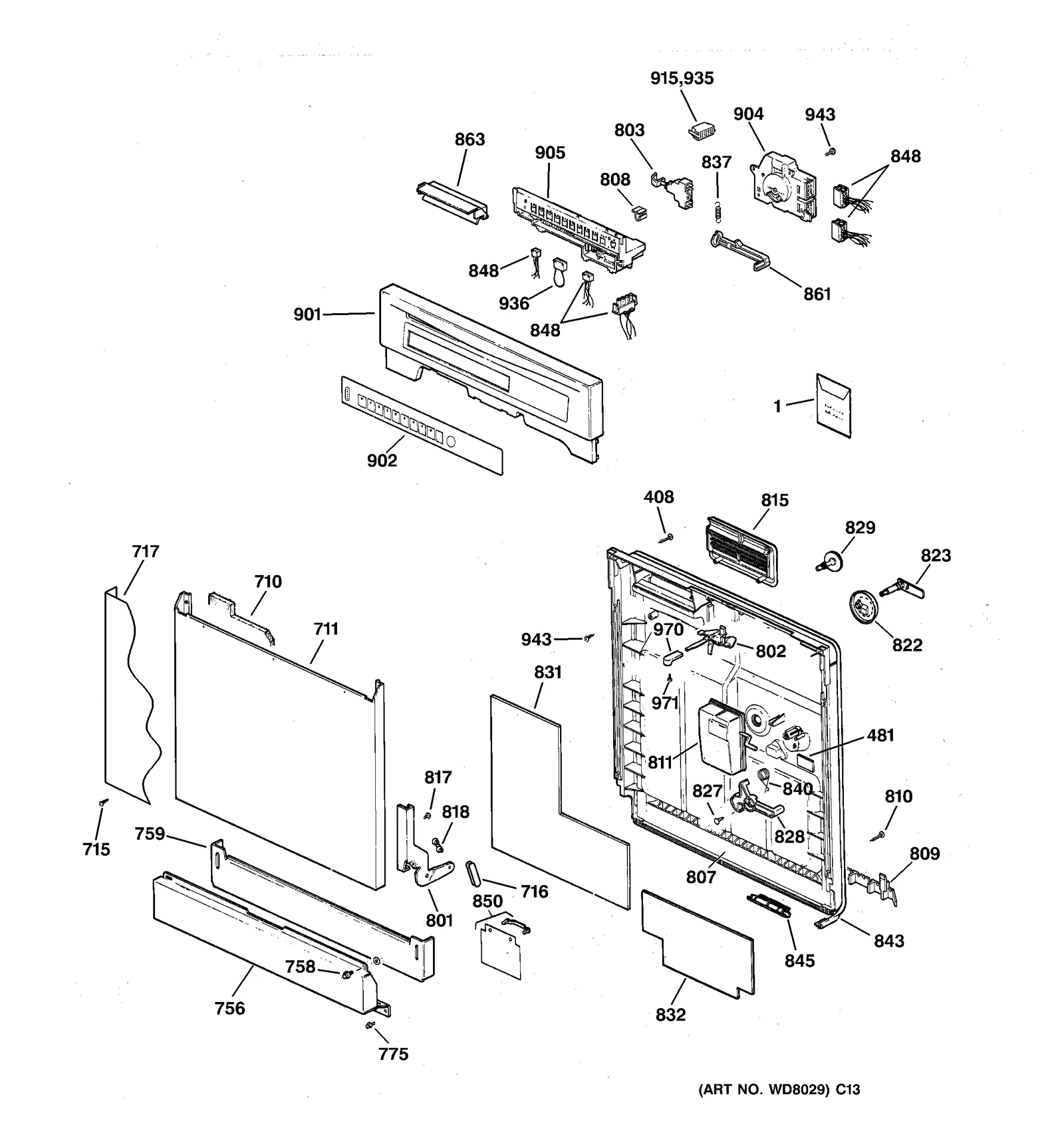 Escutcheon and Insert Assembly