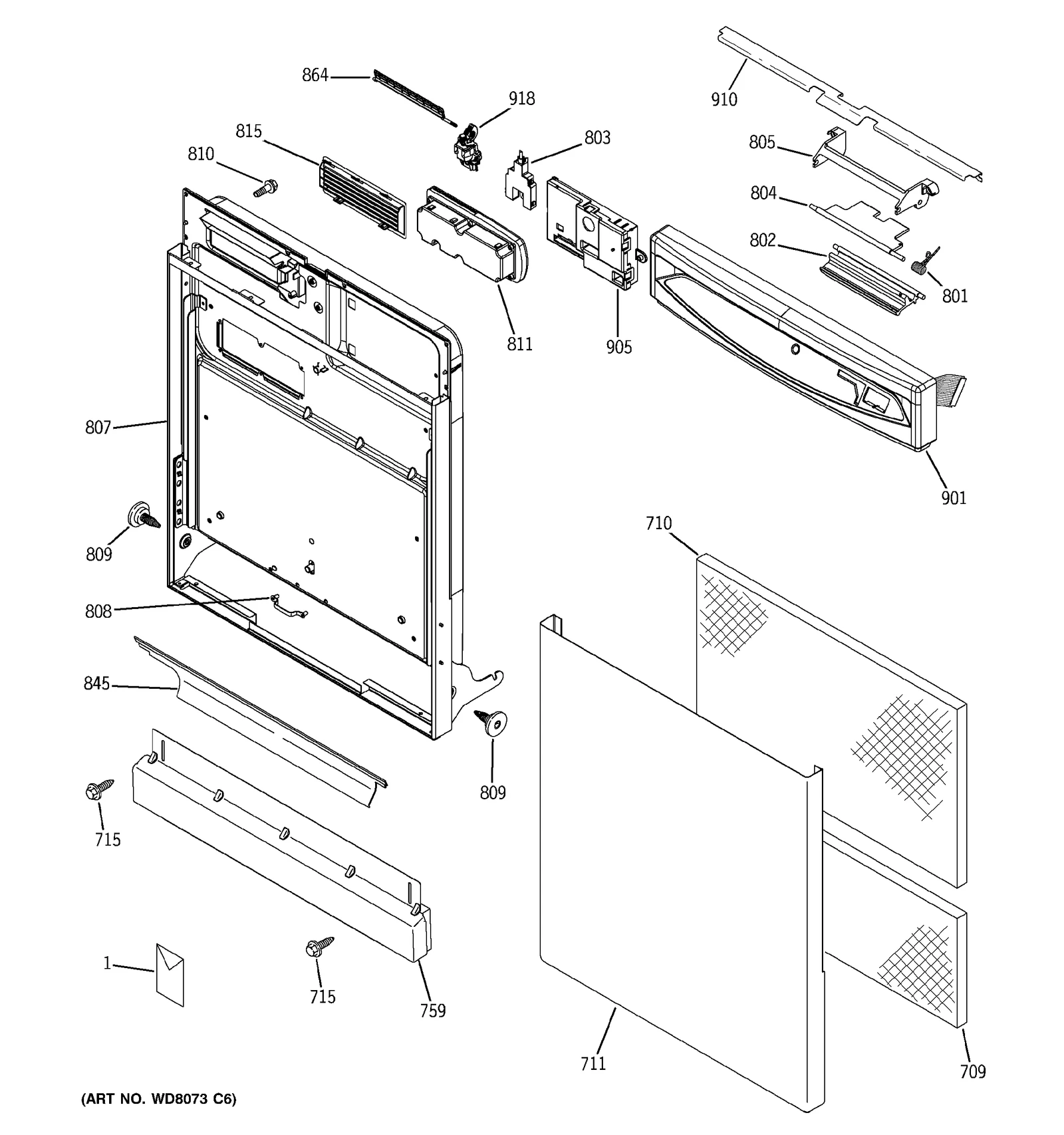 Escutcheon Keypad Assembly