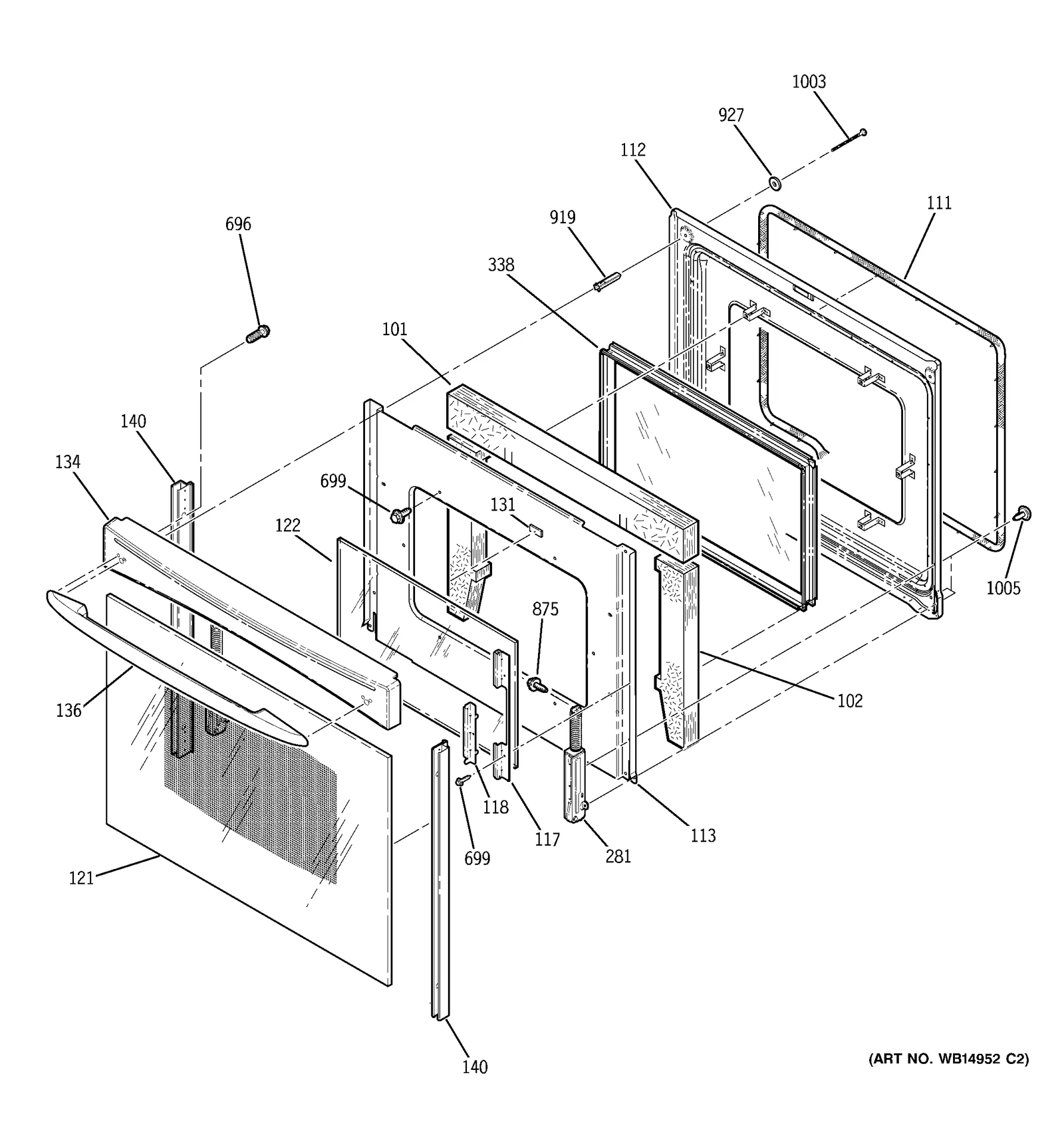 Door Side Frame Assembly