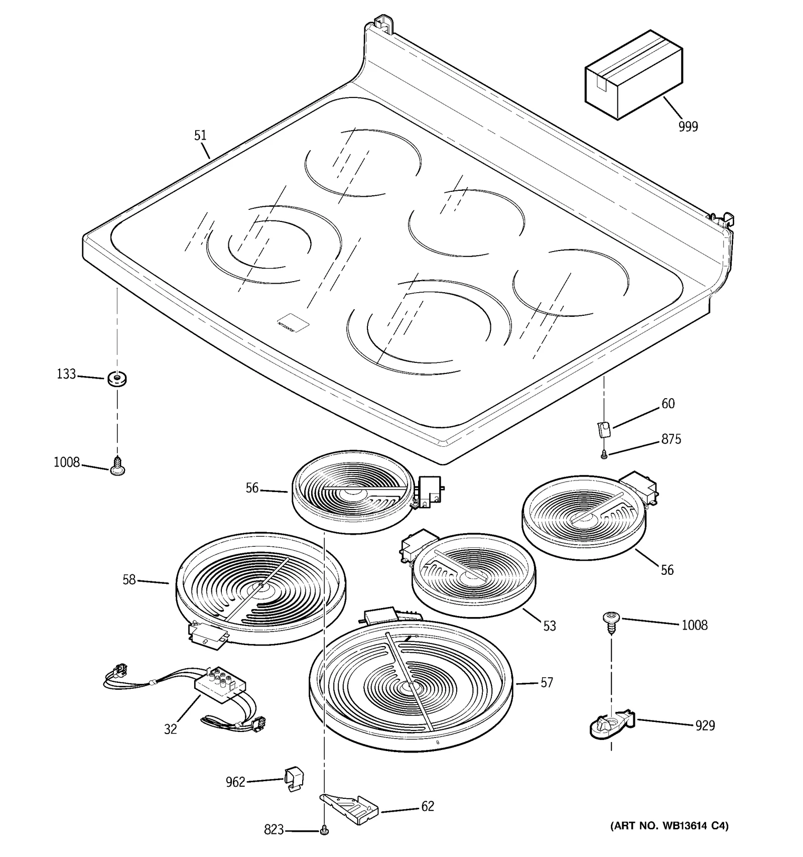 MAINTOP & GLASS Assembly