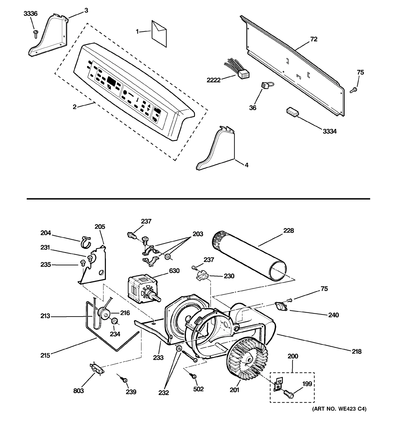 White Enclosure Assembly