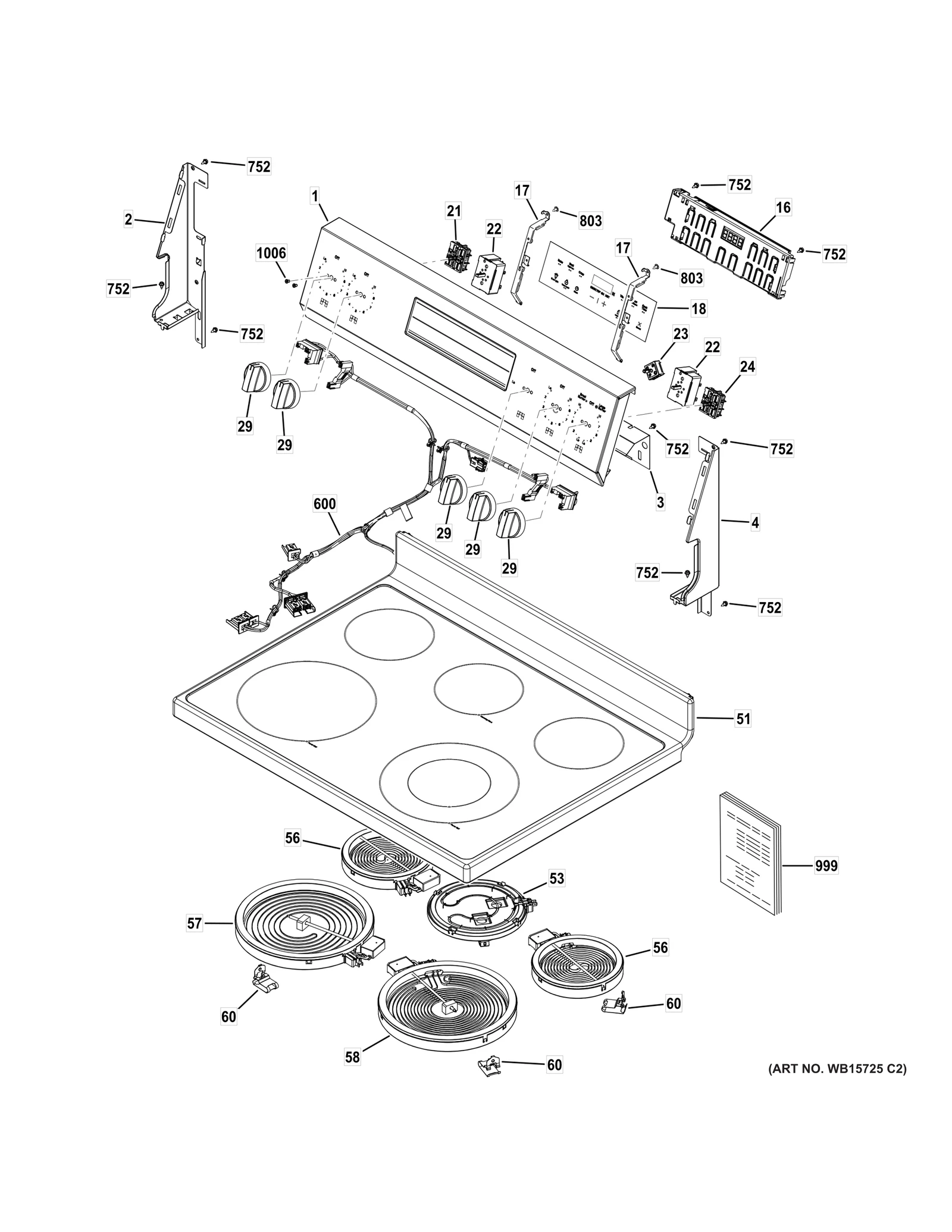 Rh End Plate- White