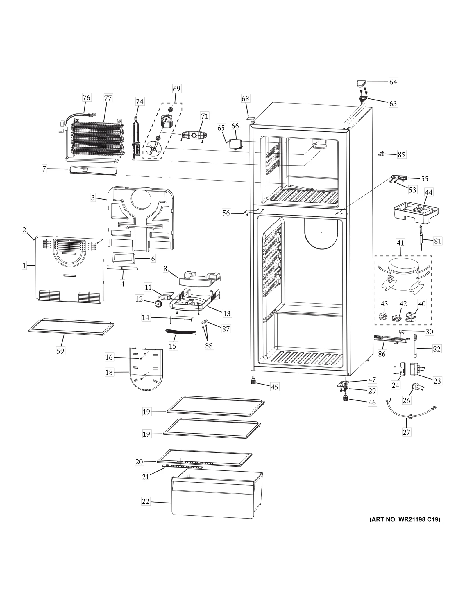 Evaporator Foam Gasket