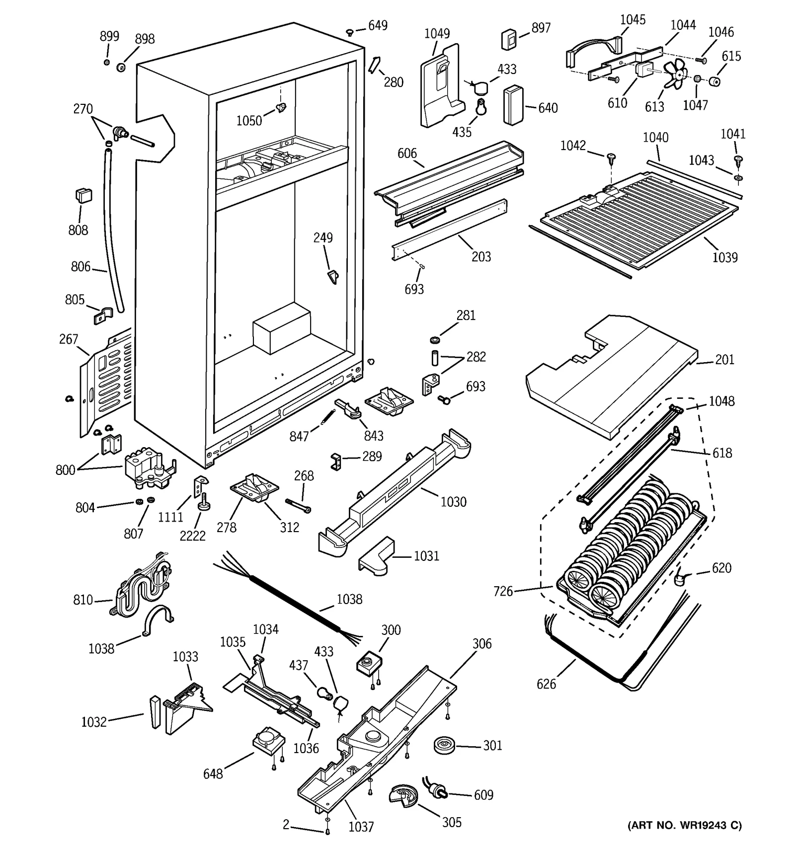 Water Tank Display Assembly