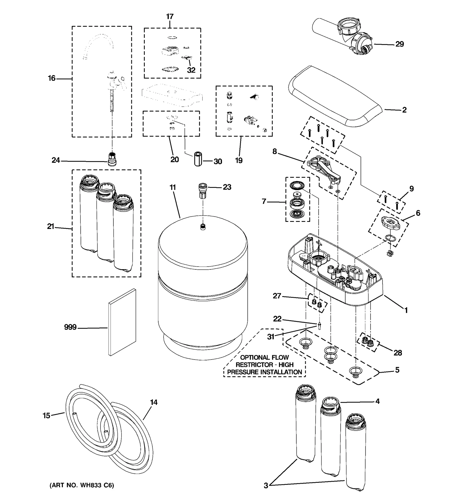 NET COLLET 1/4 SET OF