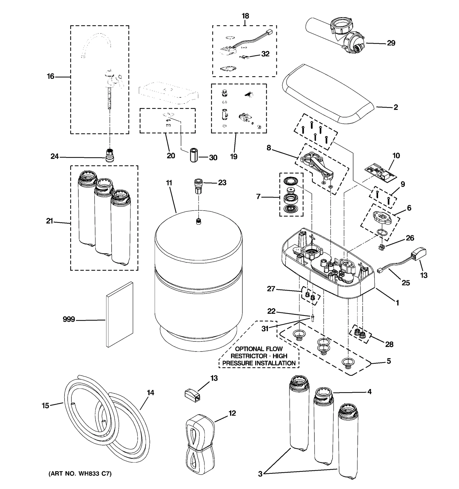 Faucet Base Wire Bronz