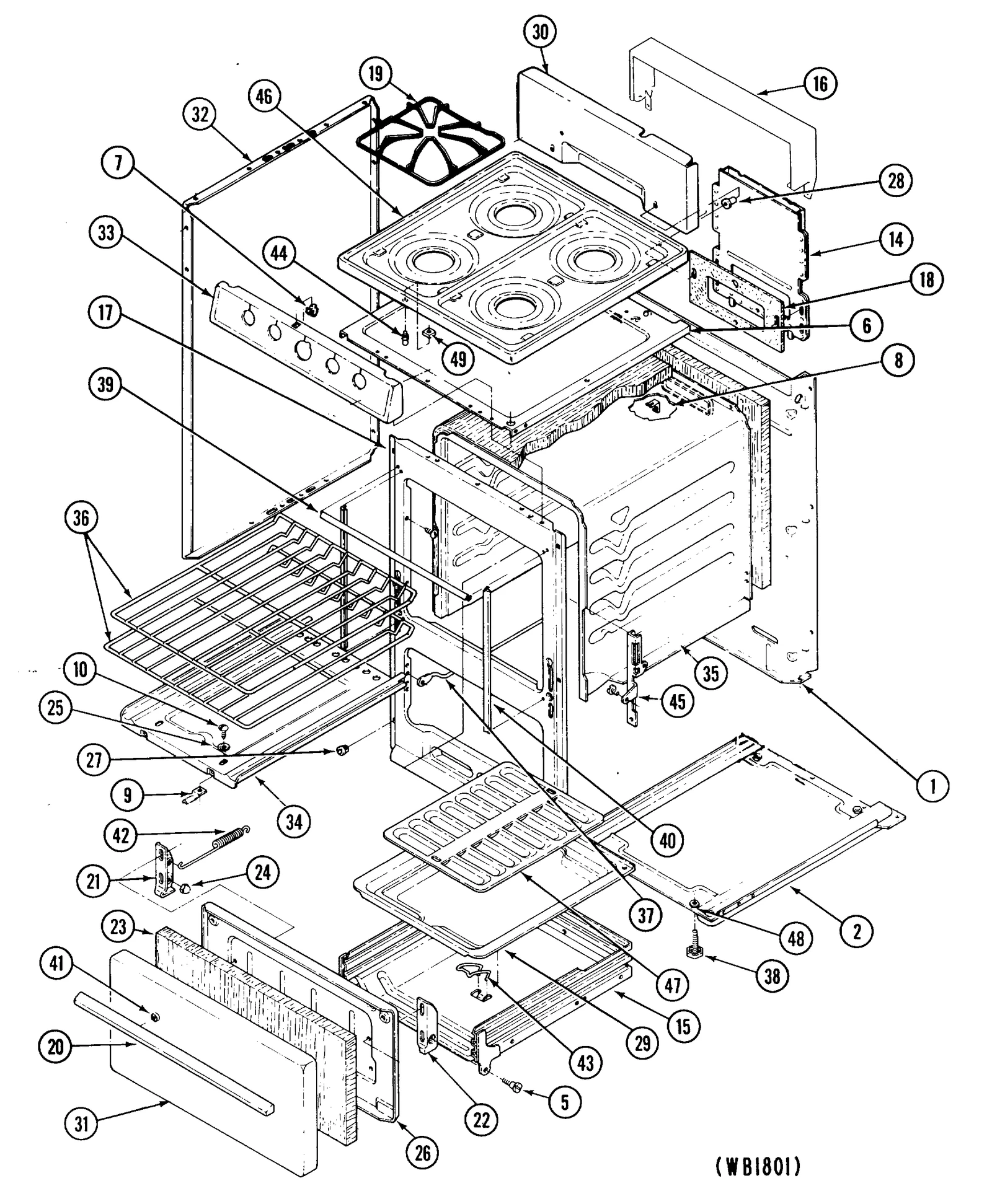 Top Burner Switch