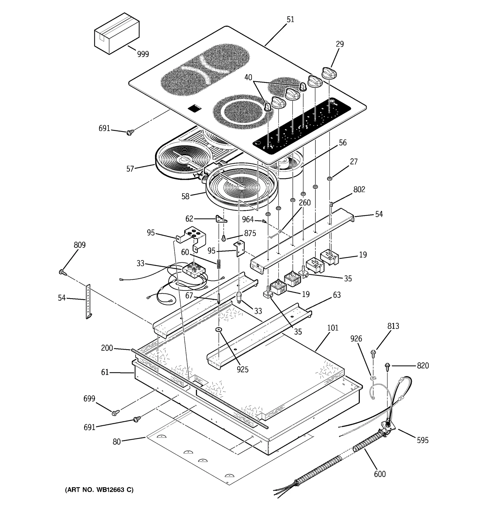 Glass Maintop Assembly