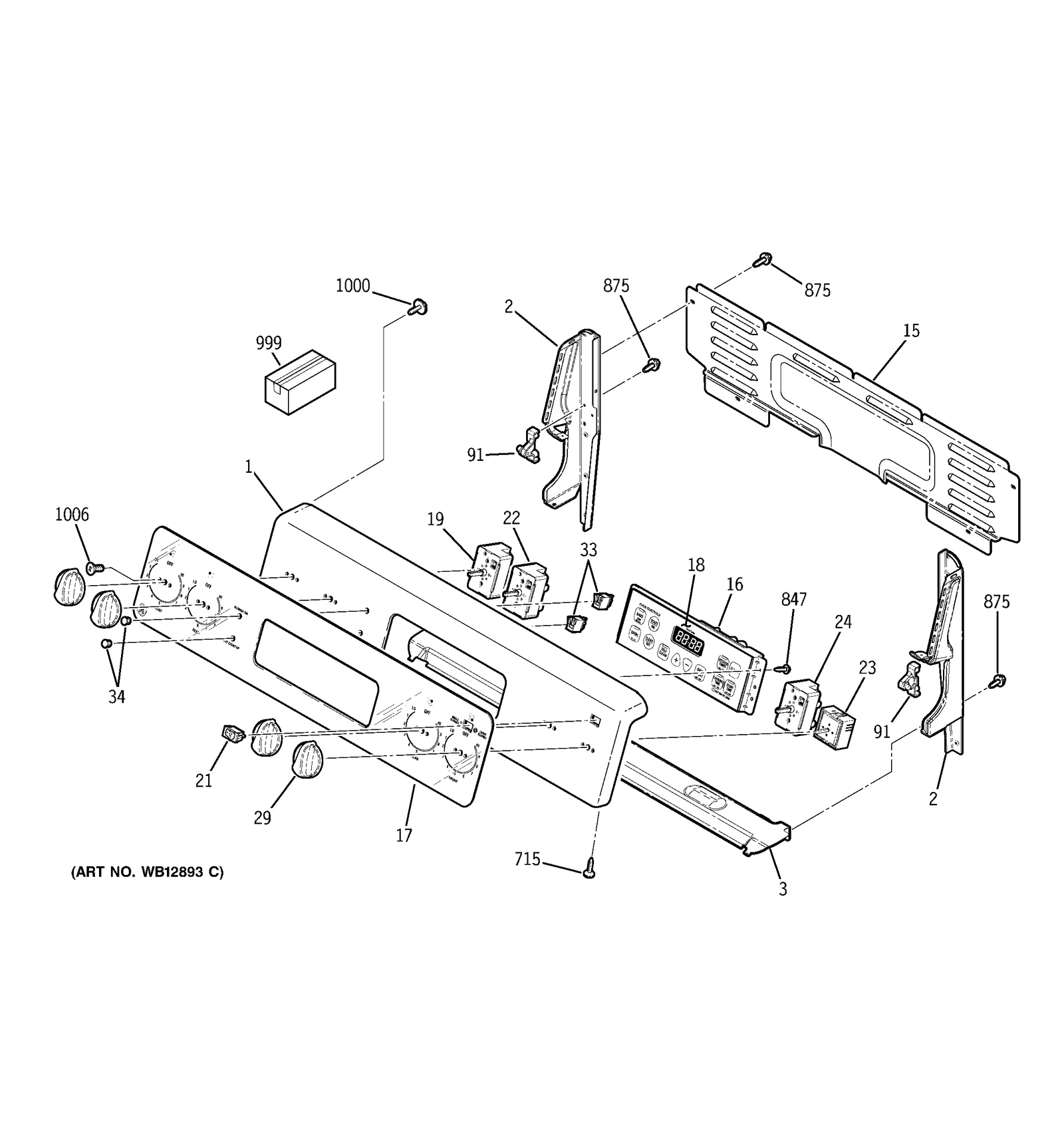 Trim and Bracket Assembly