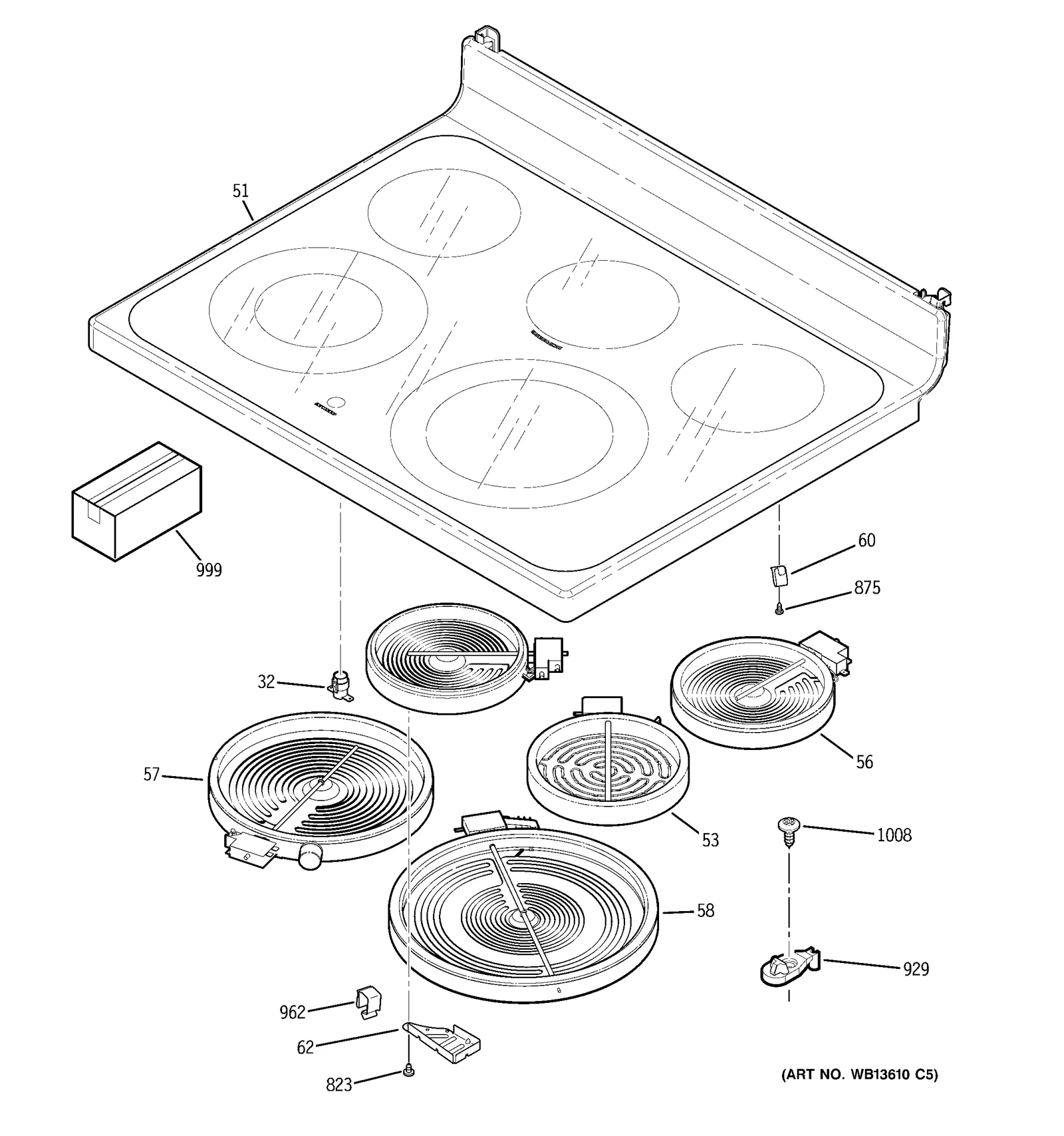 Glass Top Assembly