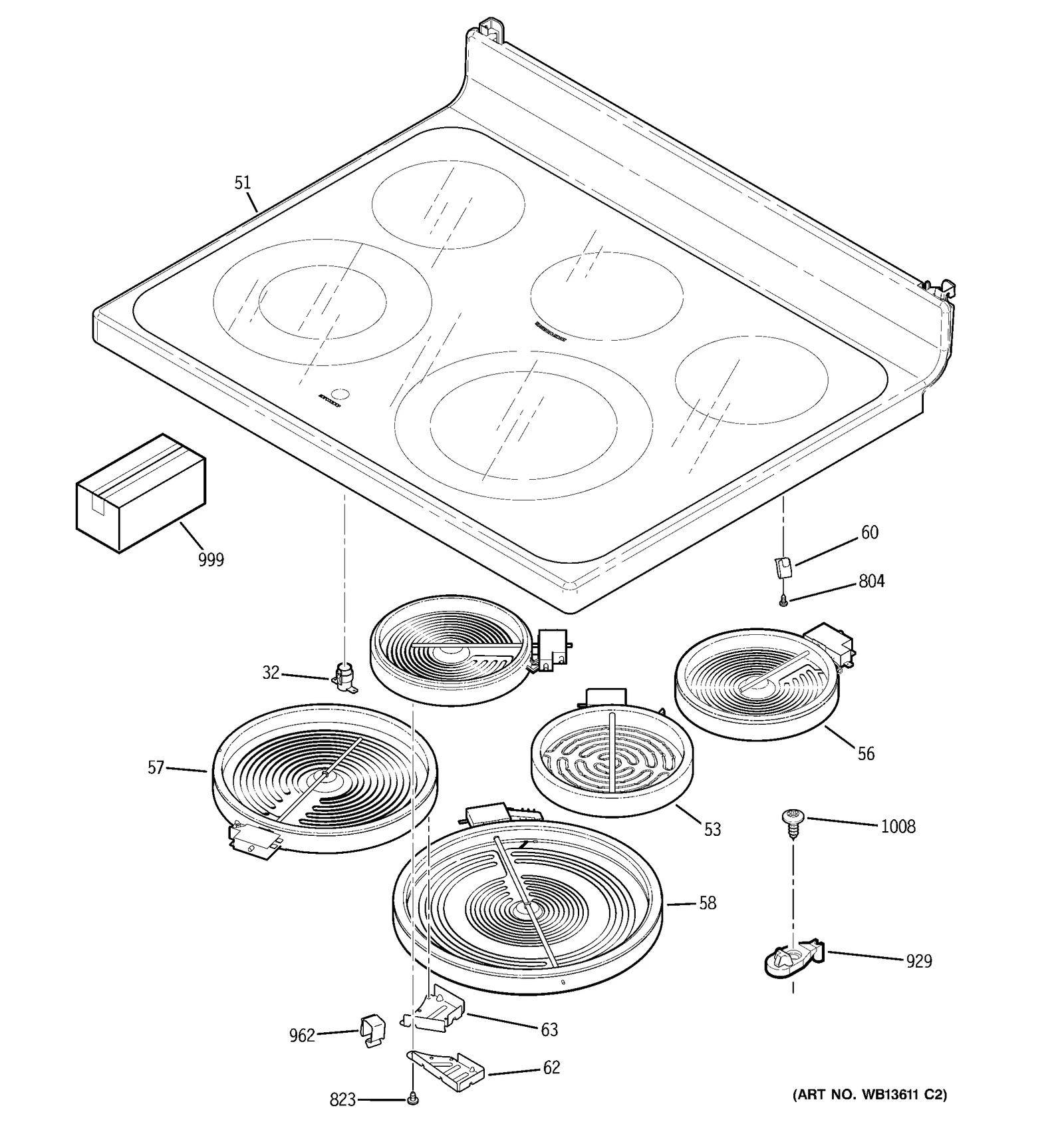 Glass Top Assembly