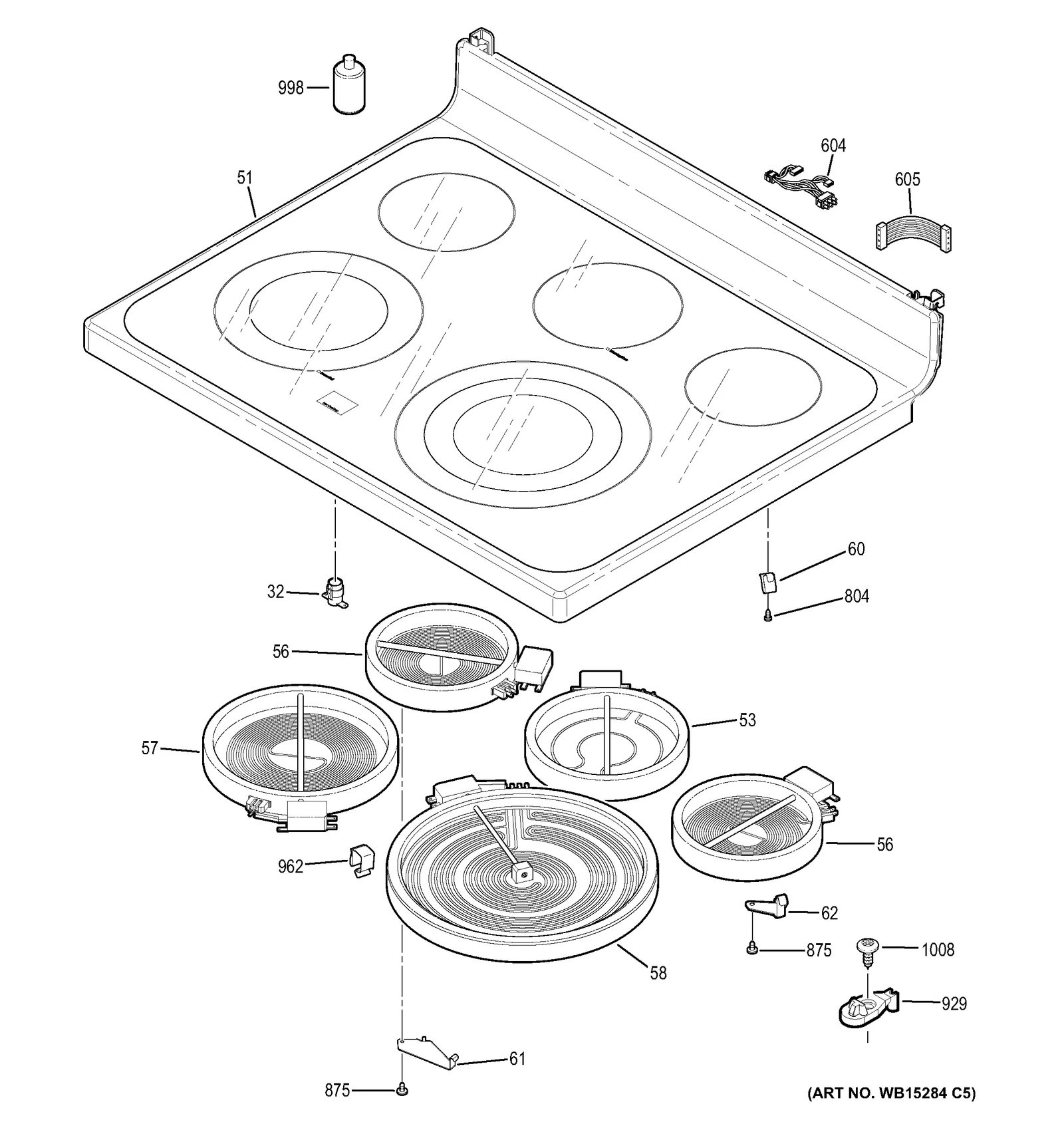 Top Glass Assembly