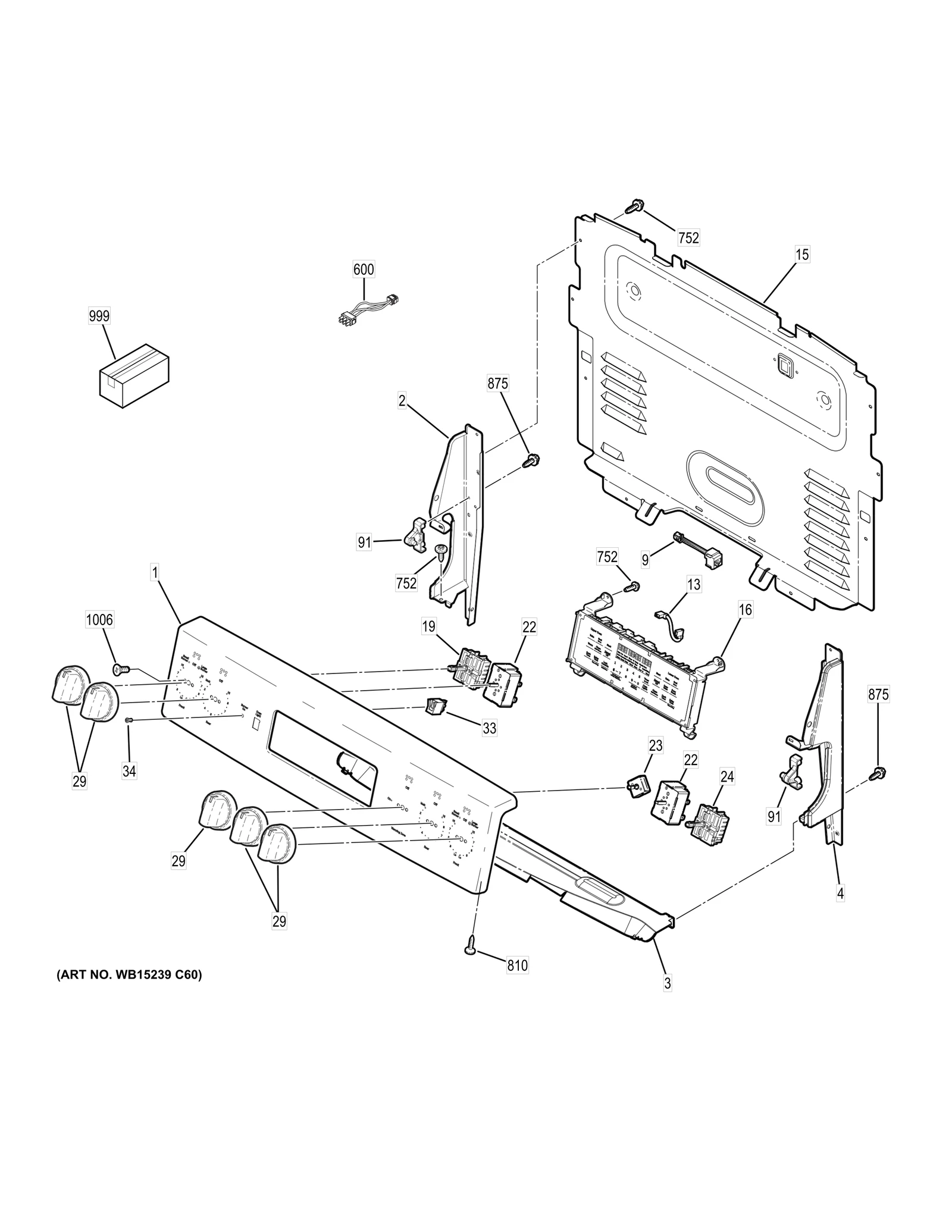 Control Panel Trim Assembly