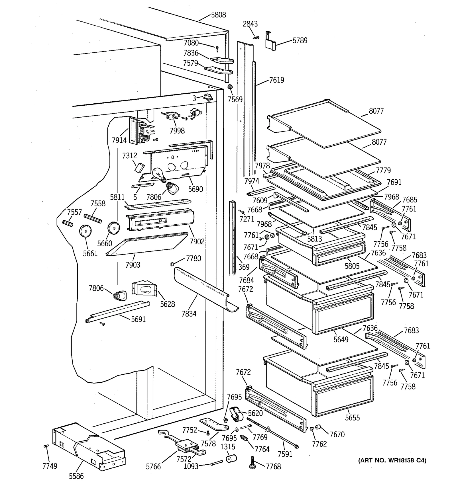 Top Hinge E02