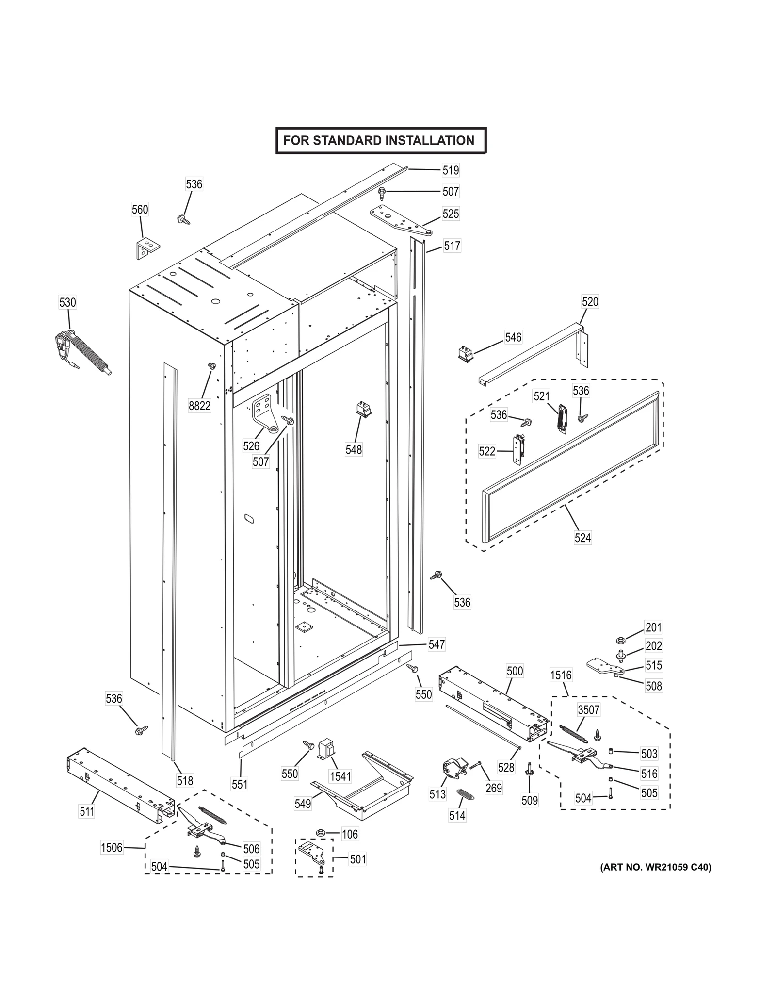 Trim Case Top Sxs 48