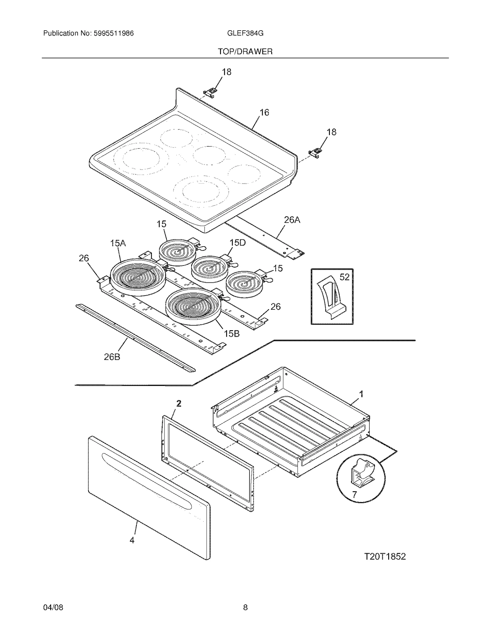 White Motor Top Assembly